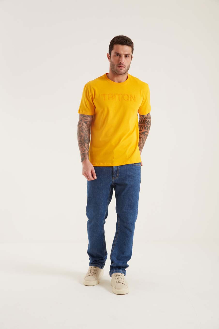 CAMISETA TRITON M AMARELO NAVAJO