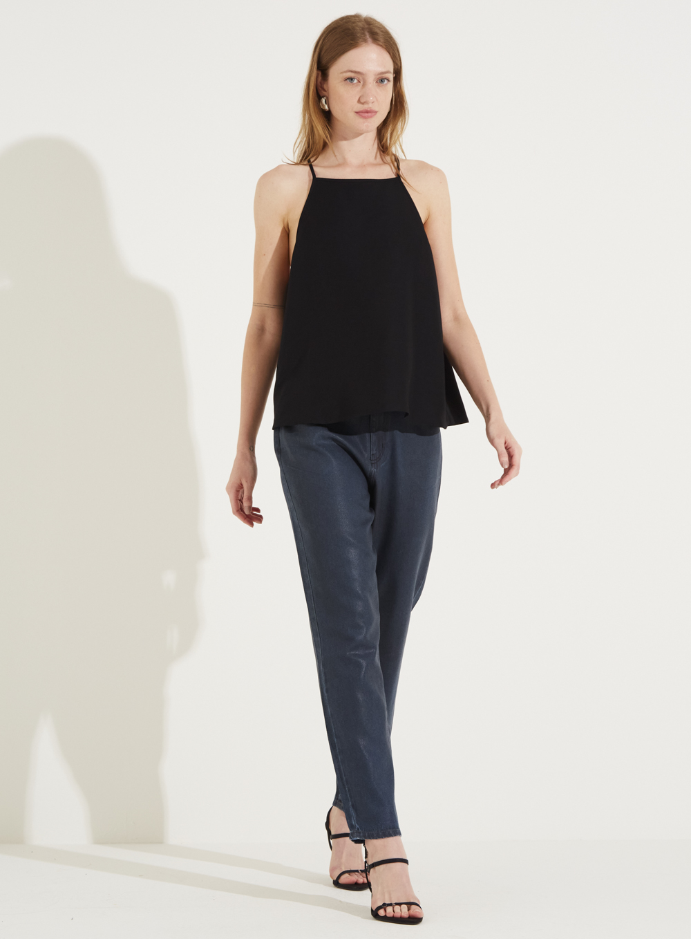 BLUSA LINHO PP PRETO