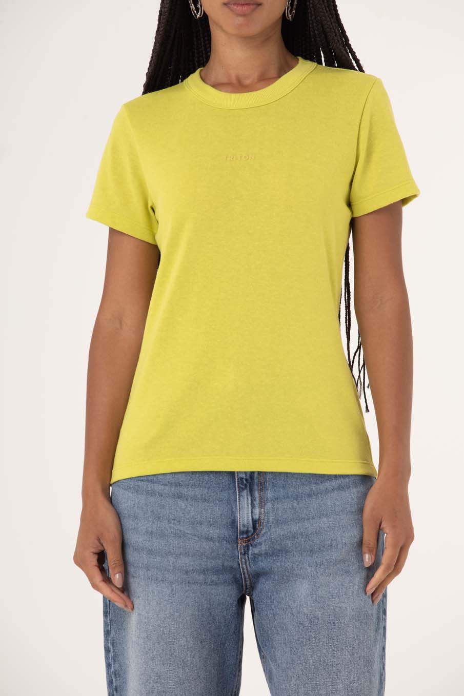 CAMISETA TRITON P VERDE MESCLADO