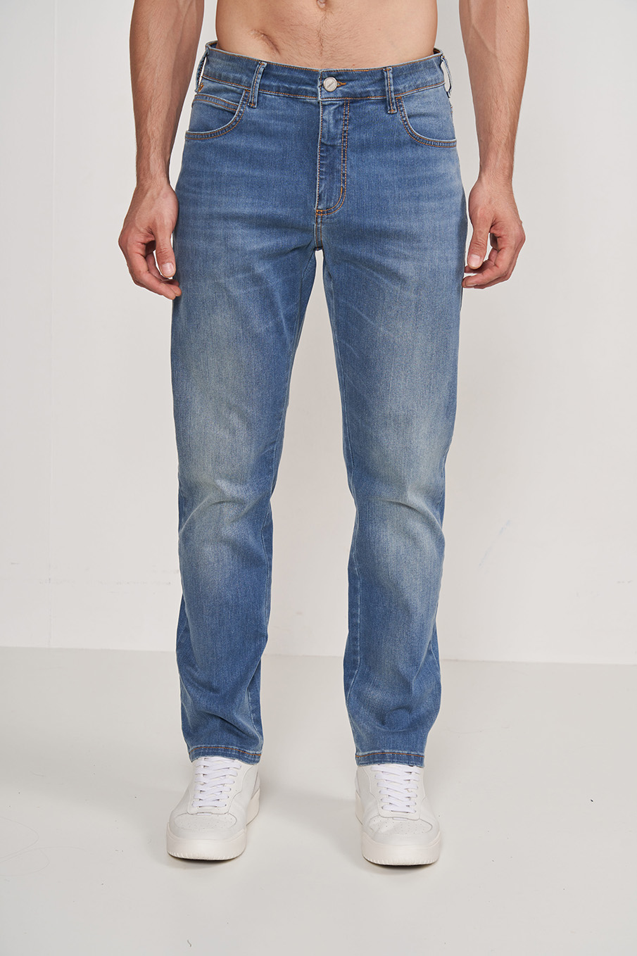 CALÇA JEANS RETA 46 INDIGO