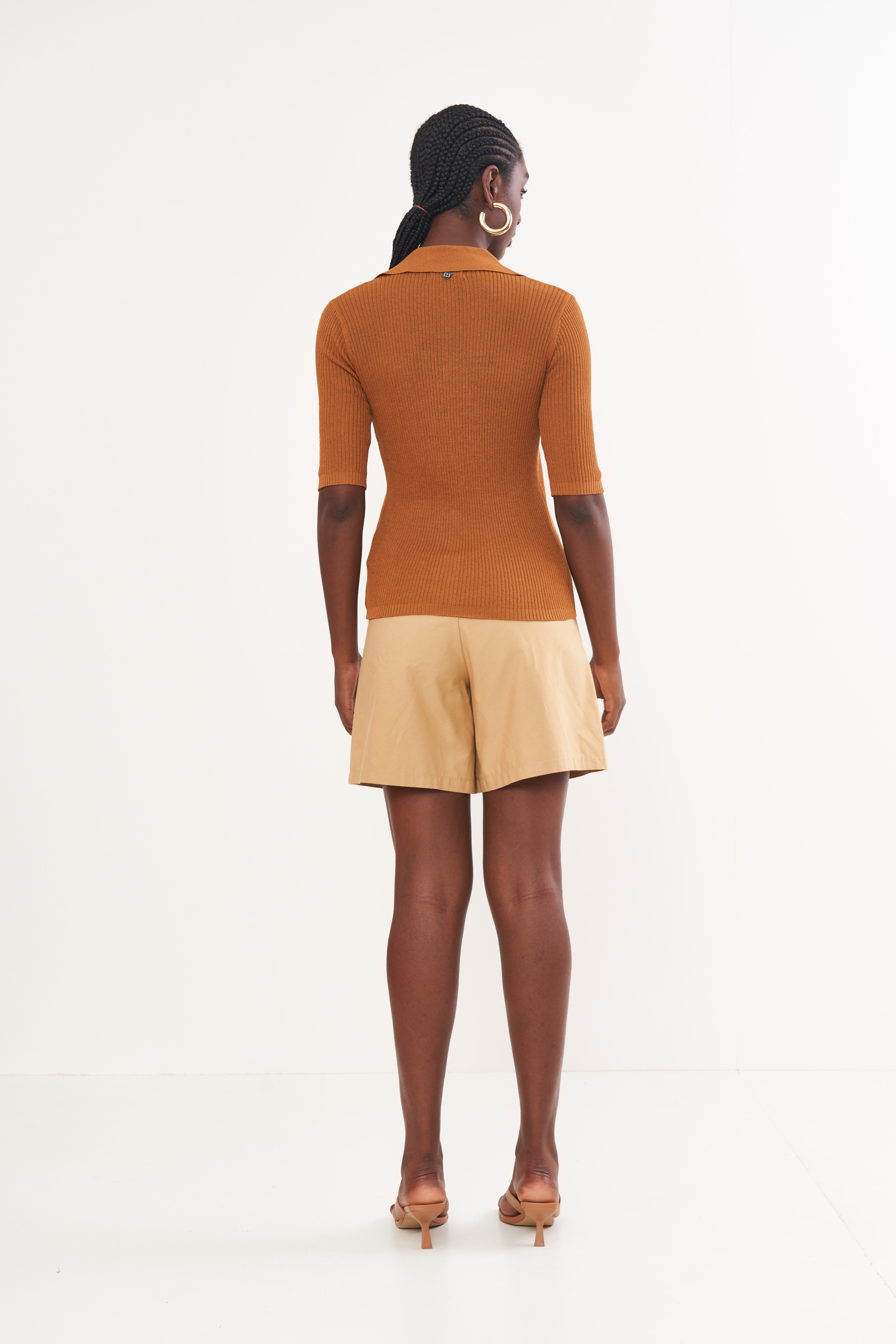 CARDIGAN TRICO P MARROM EVERMORE
