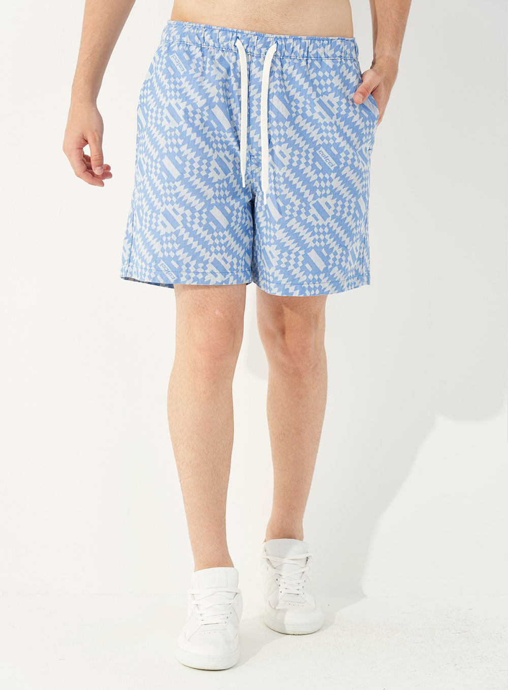 BERMUDA JACQUARD G AZUL/OFF