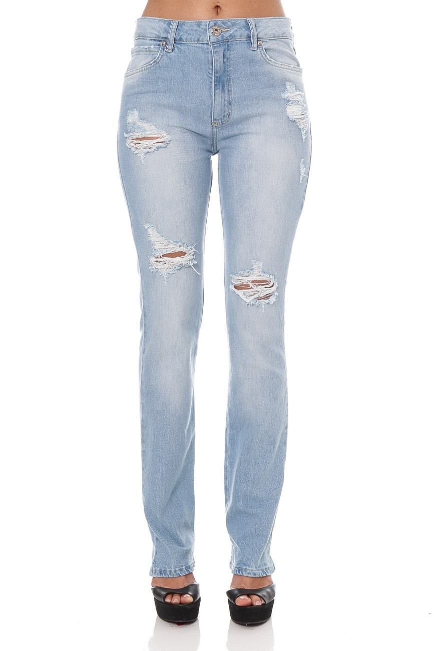 CALCA JEANS MICHELLE HIGH RETA 46 INDIGO