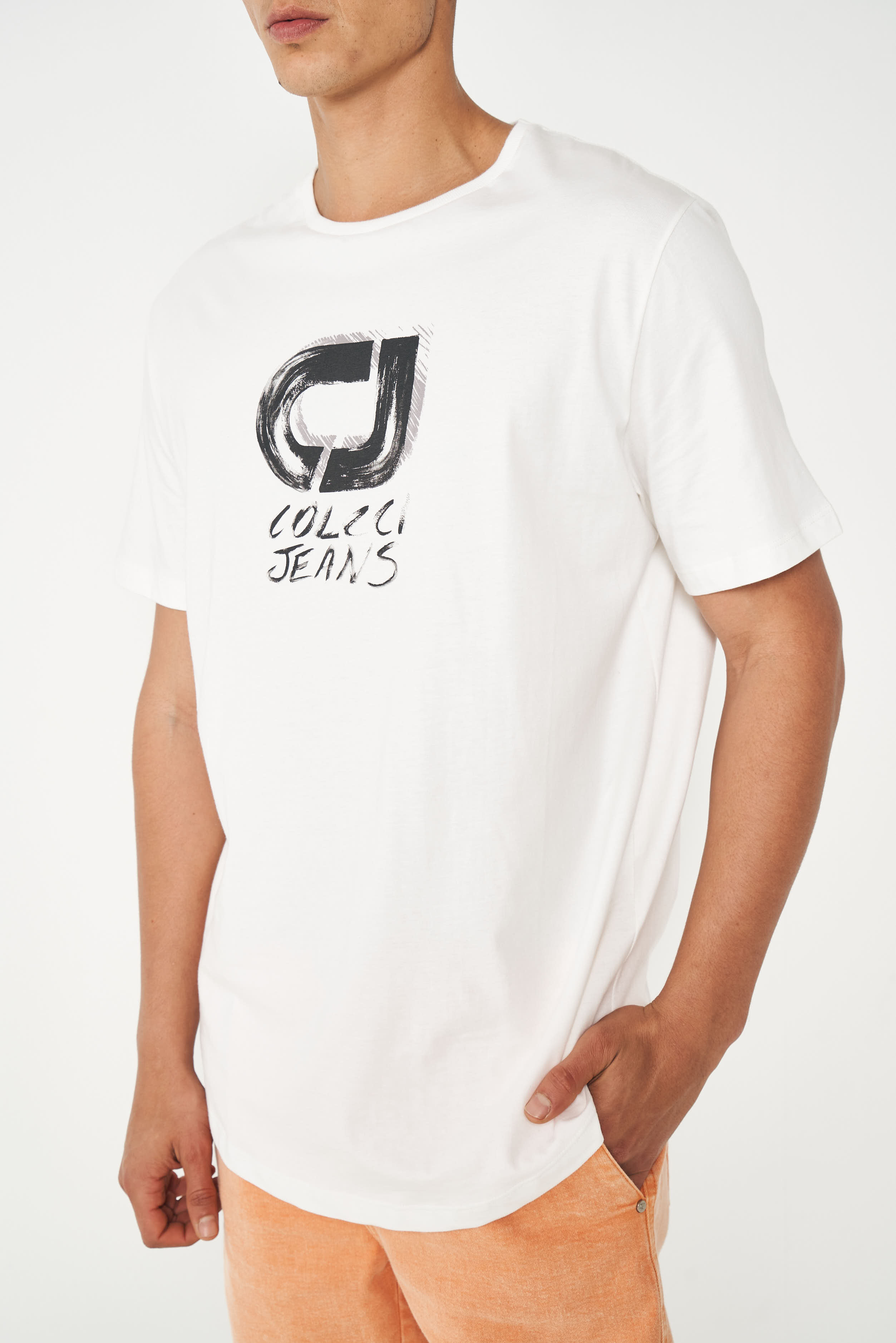 CAMISETA COLCCI JEANS G AMARELO SUN GLOW