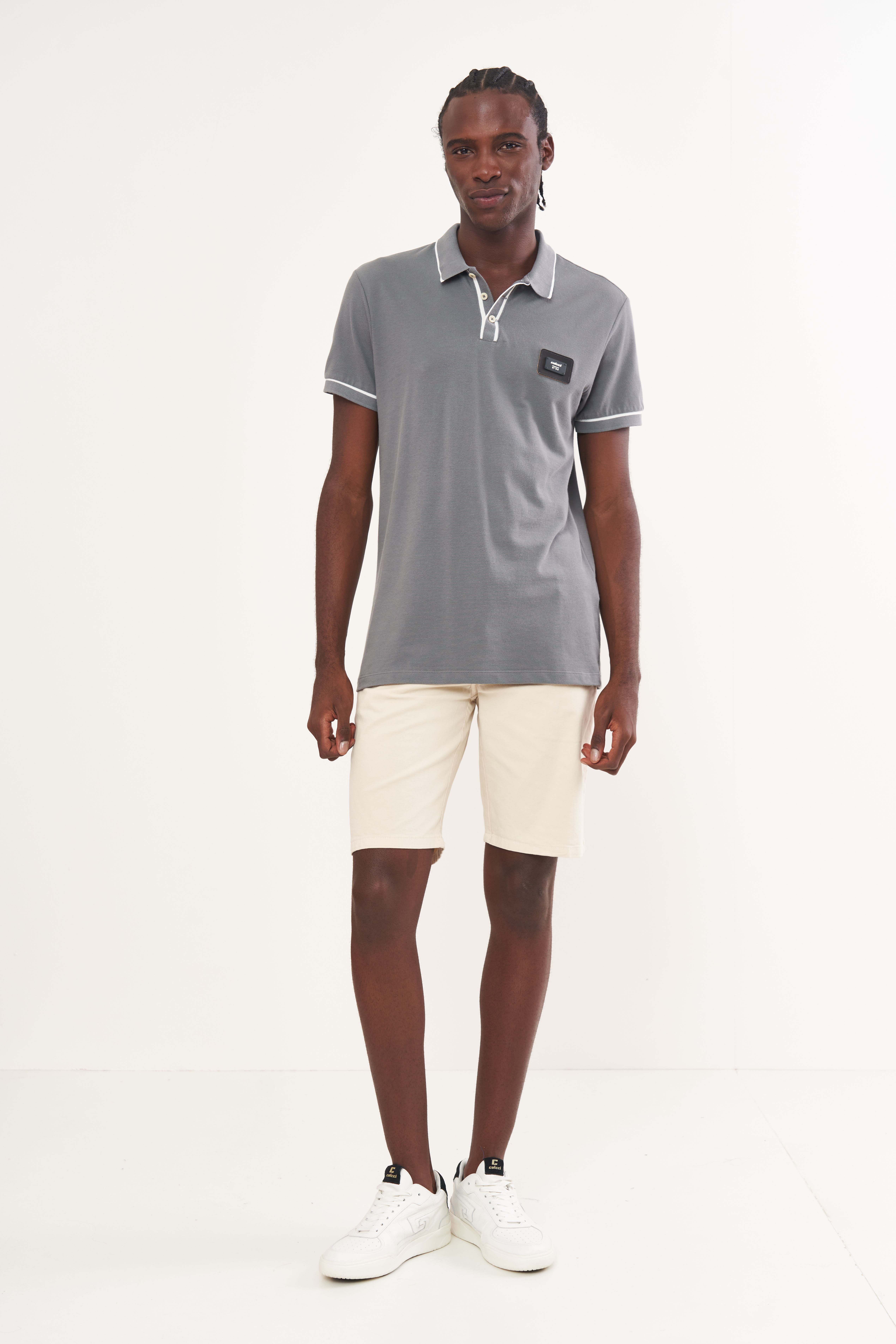 POLO COLCCI M CINZA STELLE