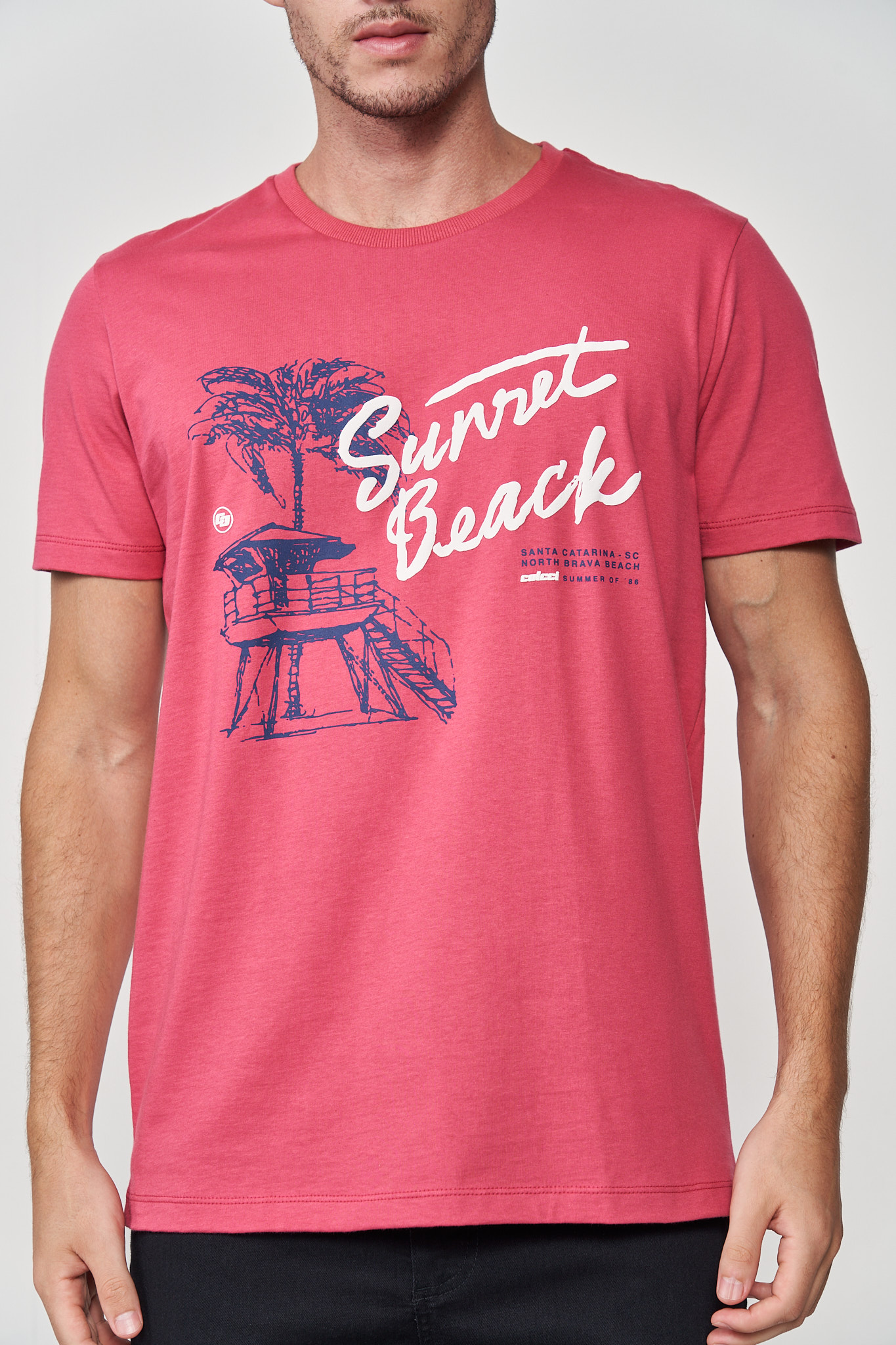 CAMISETA COLCCI M VERMELHO BLOODMARY