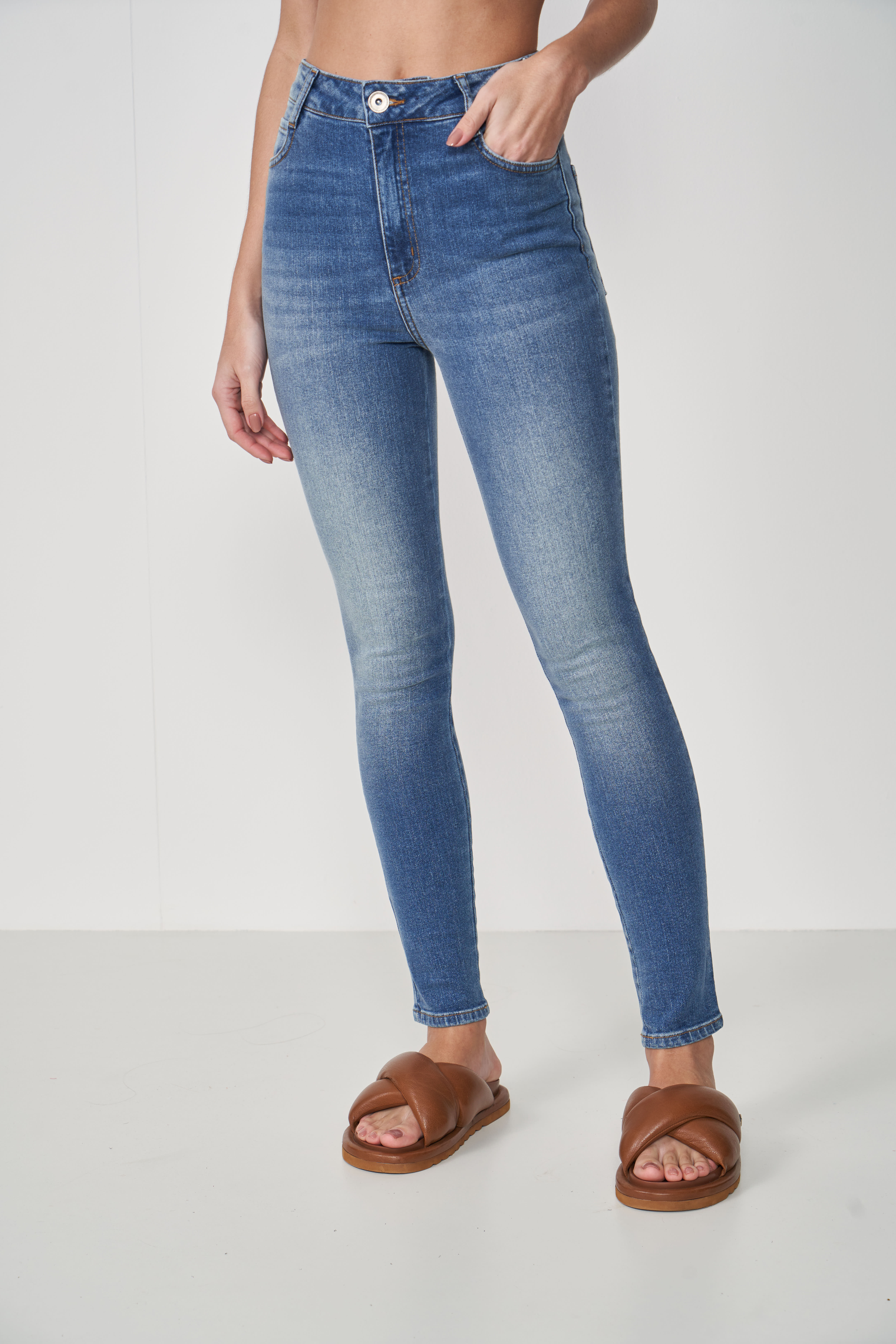 CALÇA JEANS KAREN 44 INDIGO