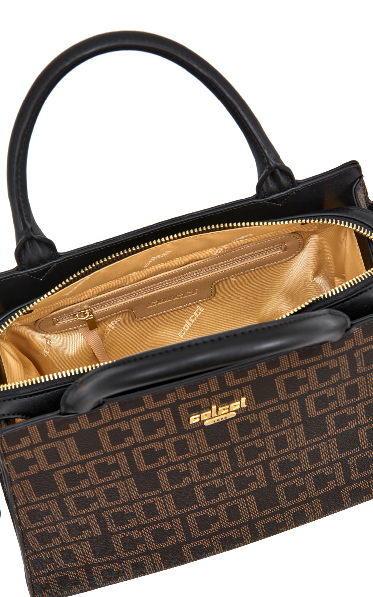 BOLSA COLCCI FEM TOTE MONOGRAMA U CAFE