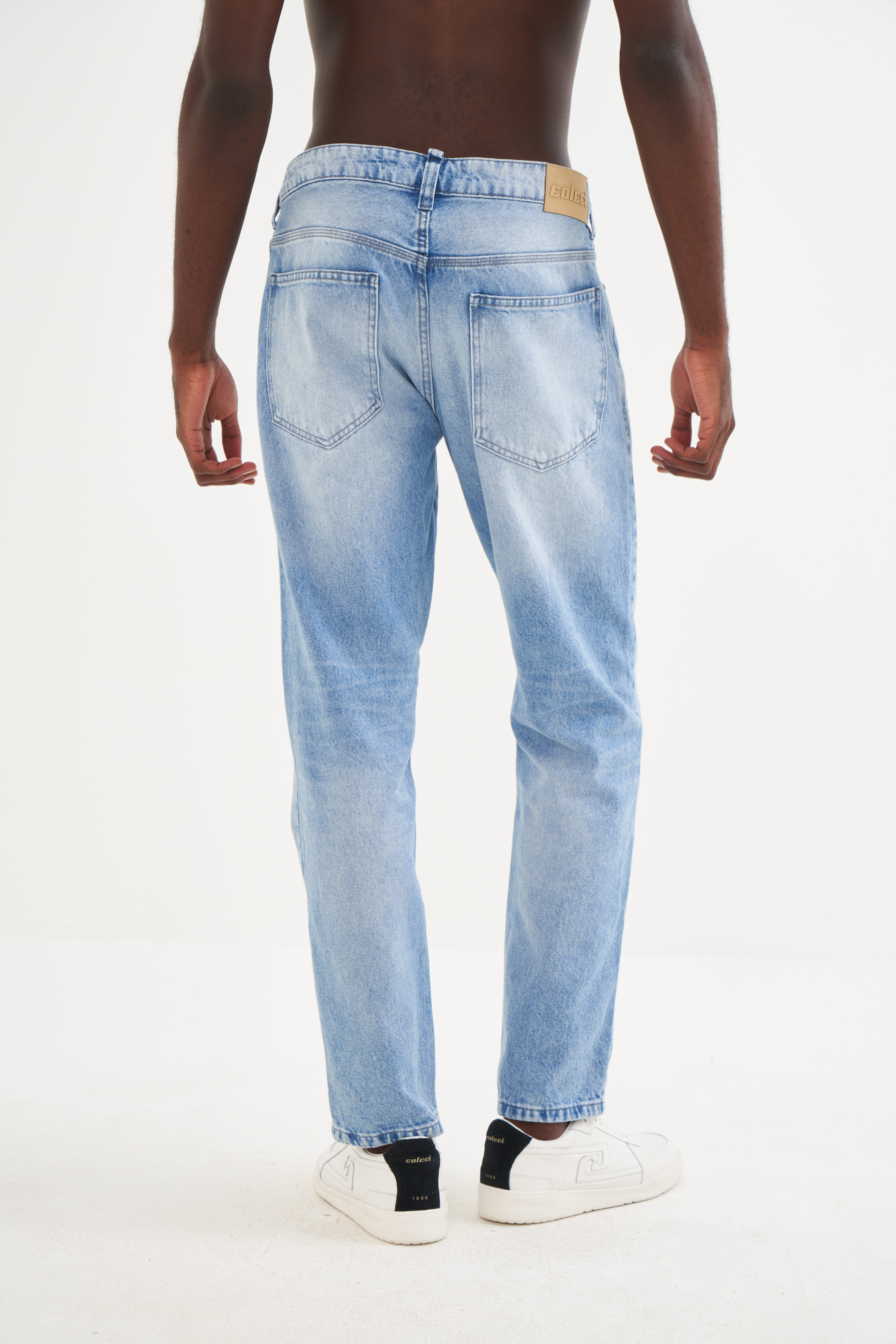 CALÇA JEANS RETA 38 INDIGO