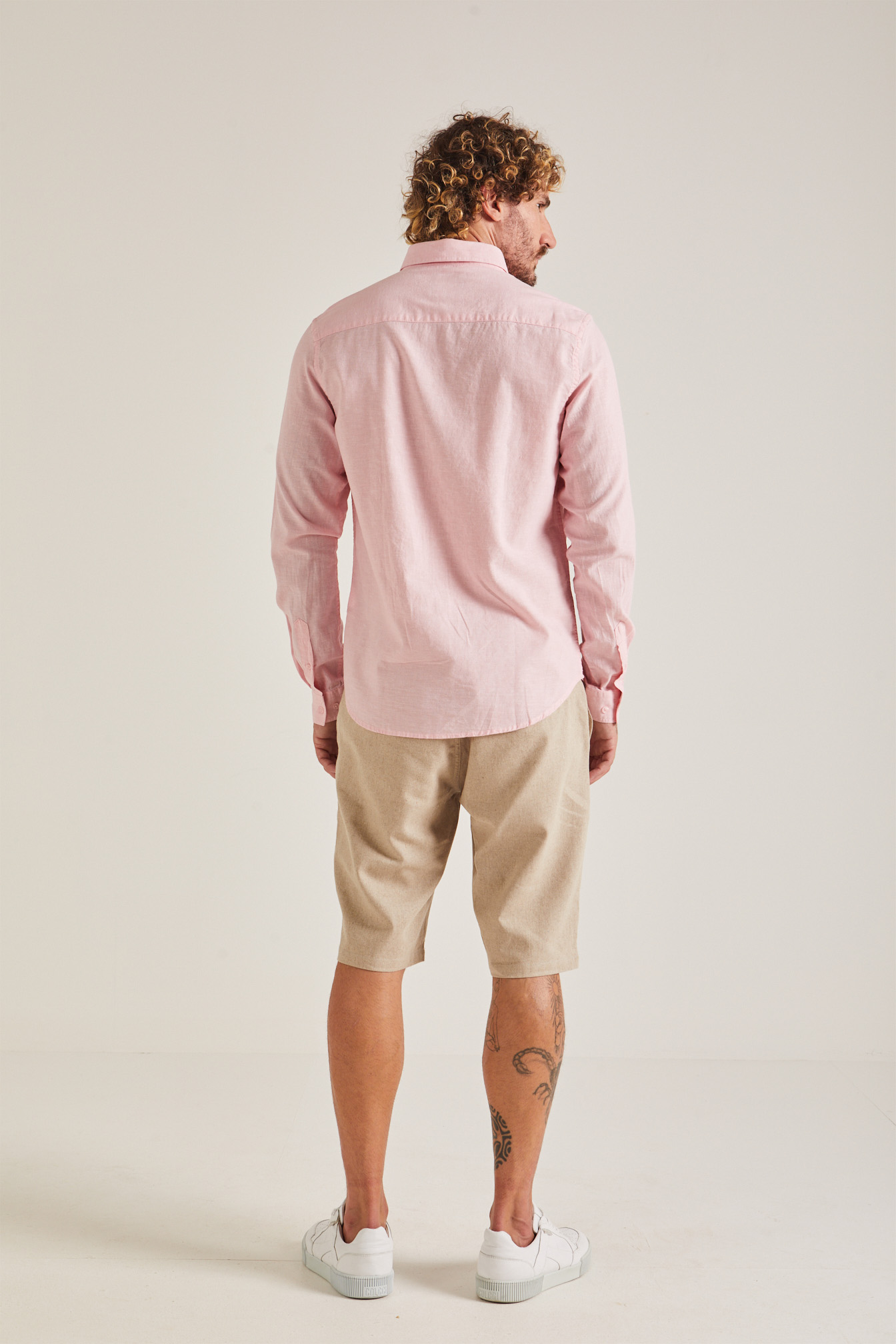 CAMISA LINHO RELAX G AMARELO