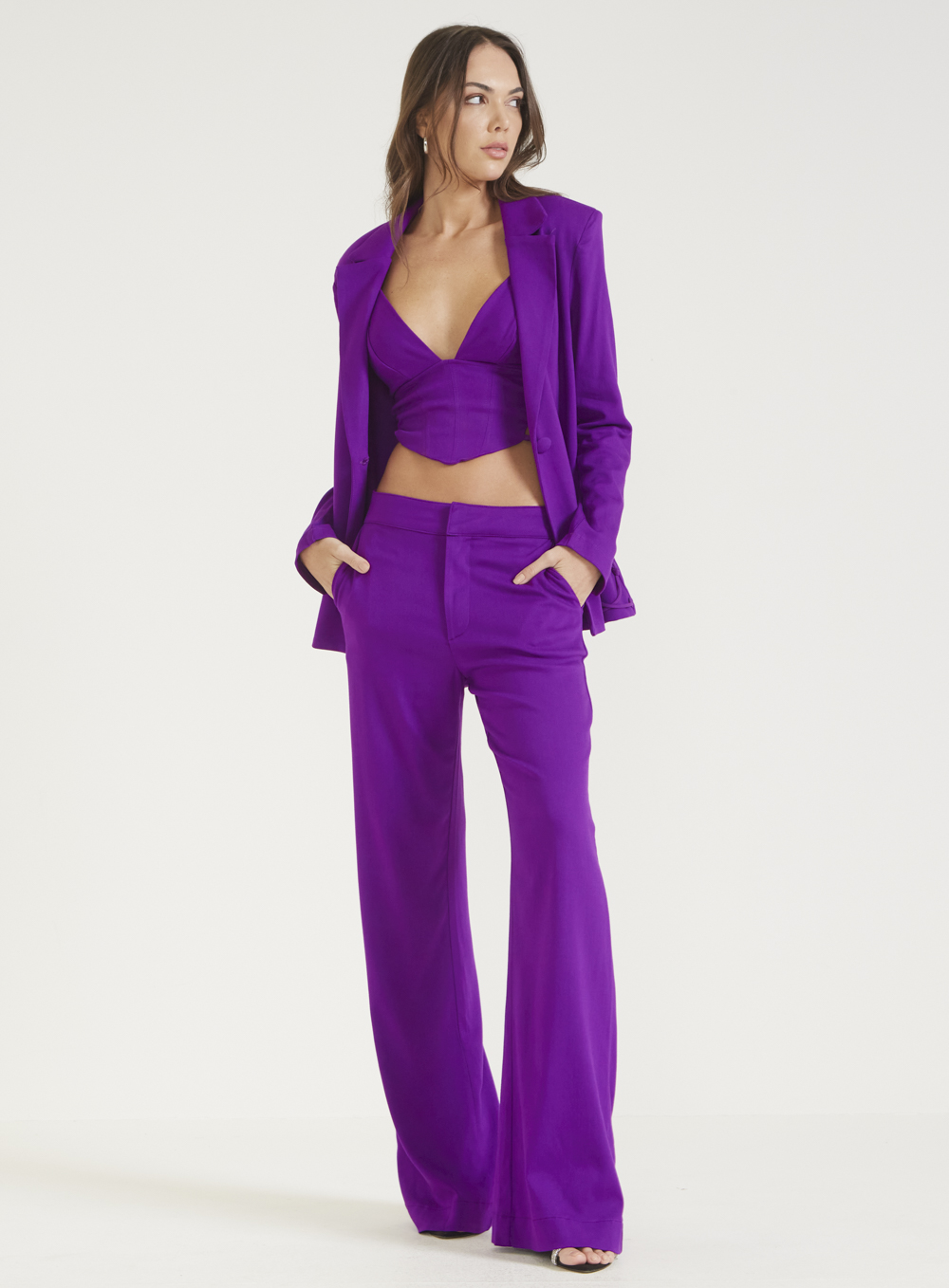 BLUSA FORUM 36 ROXO FENICIA