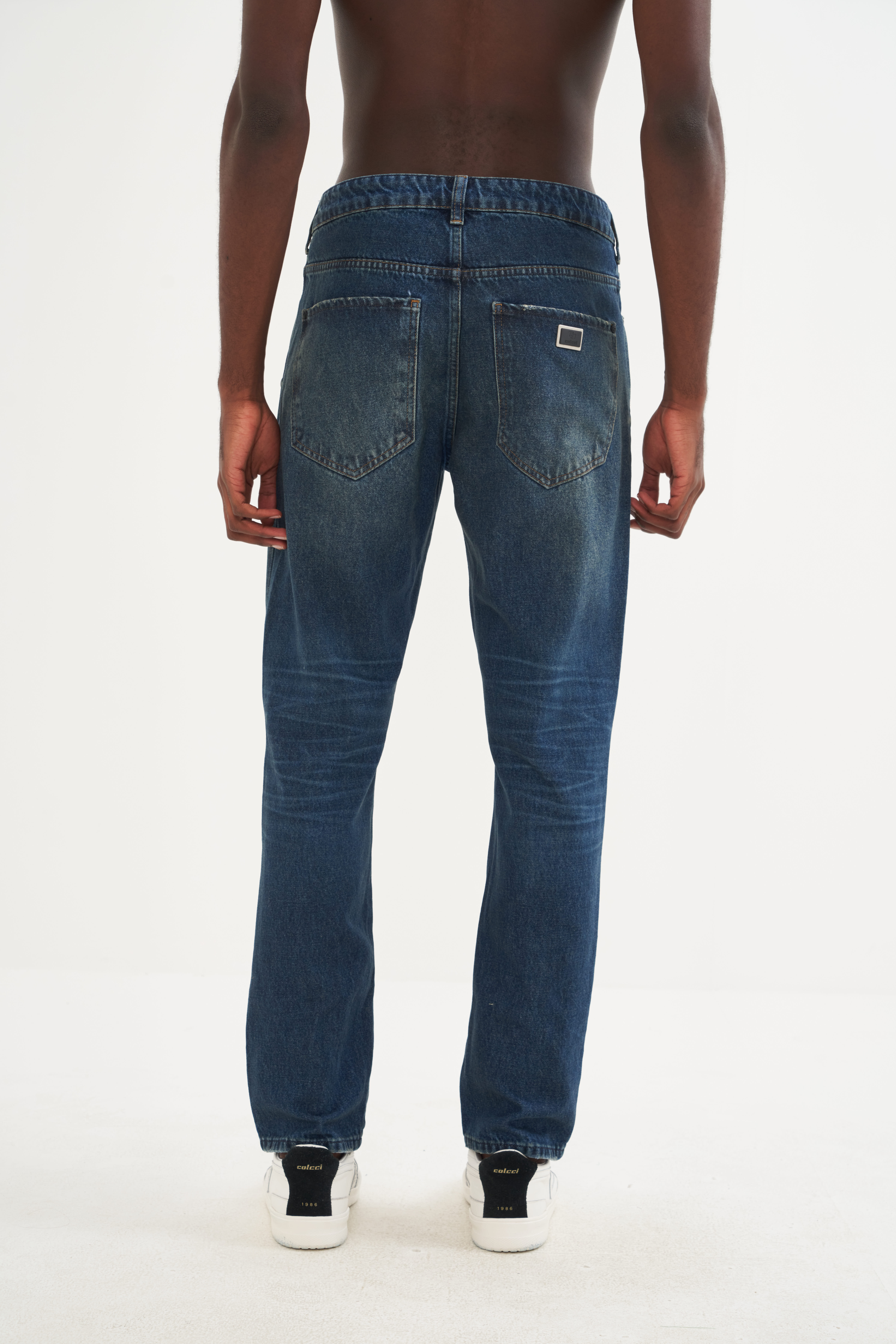 CALÇA JEANS RETA 48 INDIGO