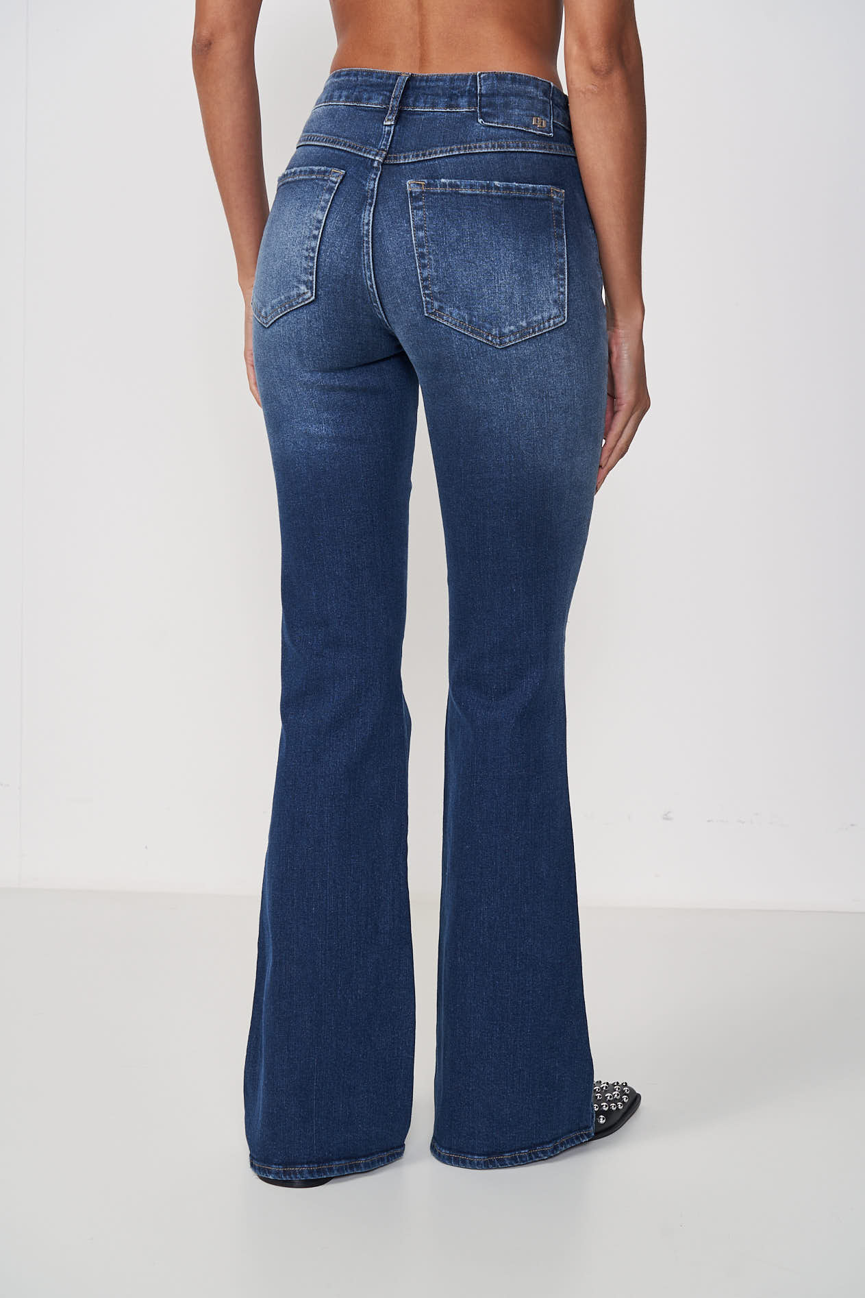 CALÇA JEANS BIA FLARE 46 INDIGO