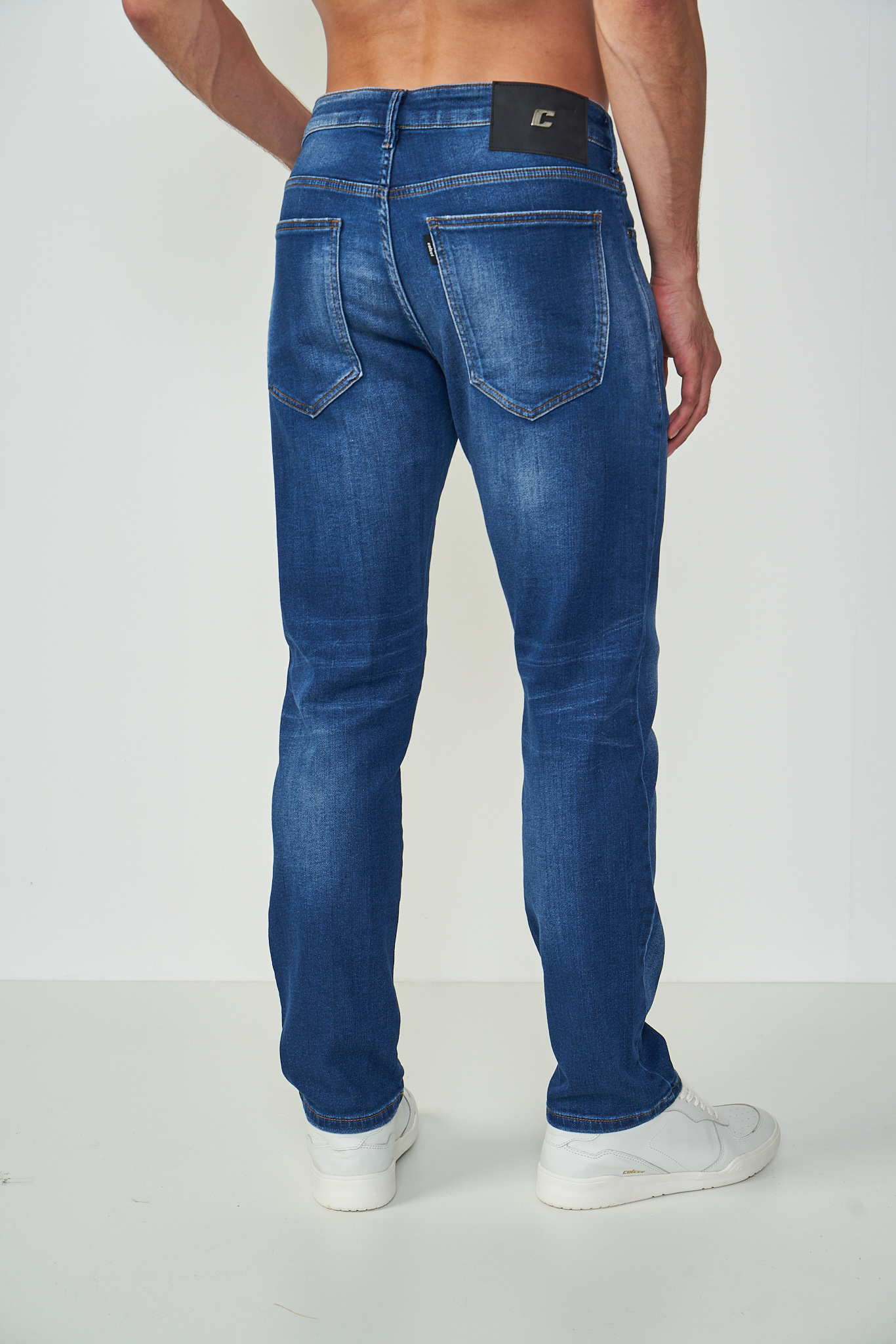 CALÇA JEANS RETA 46 INDIGO