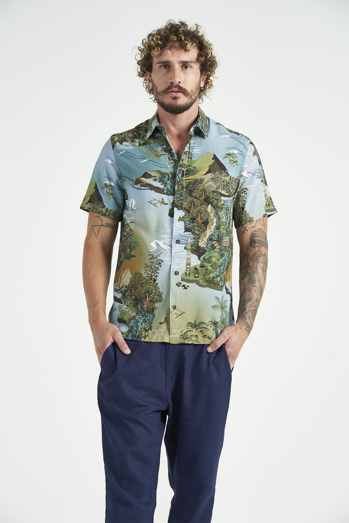 CAMISA ESTAMPADA RELAX G MAUI