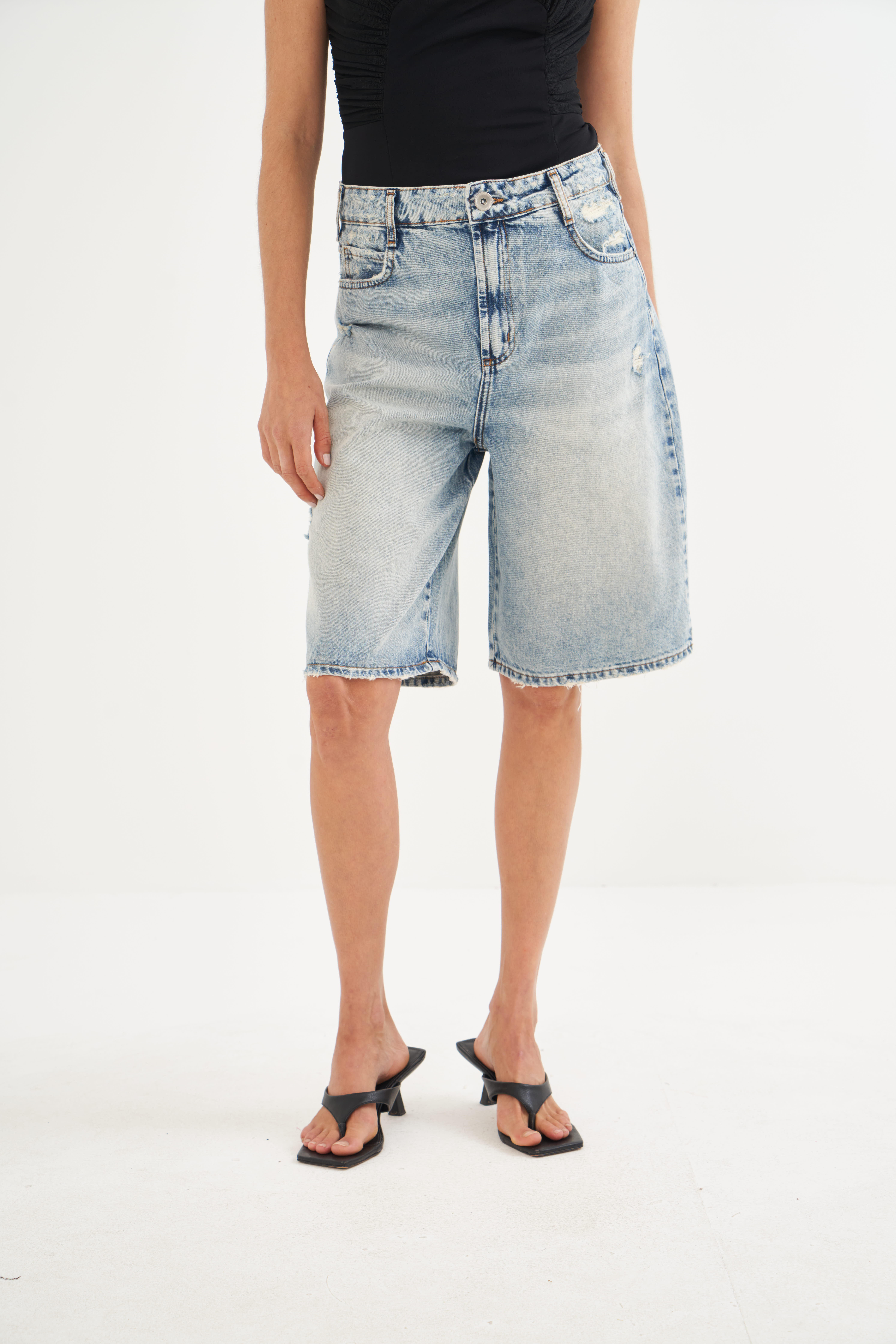 BERMUDA JEANS GIGI 38 INDIGO