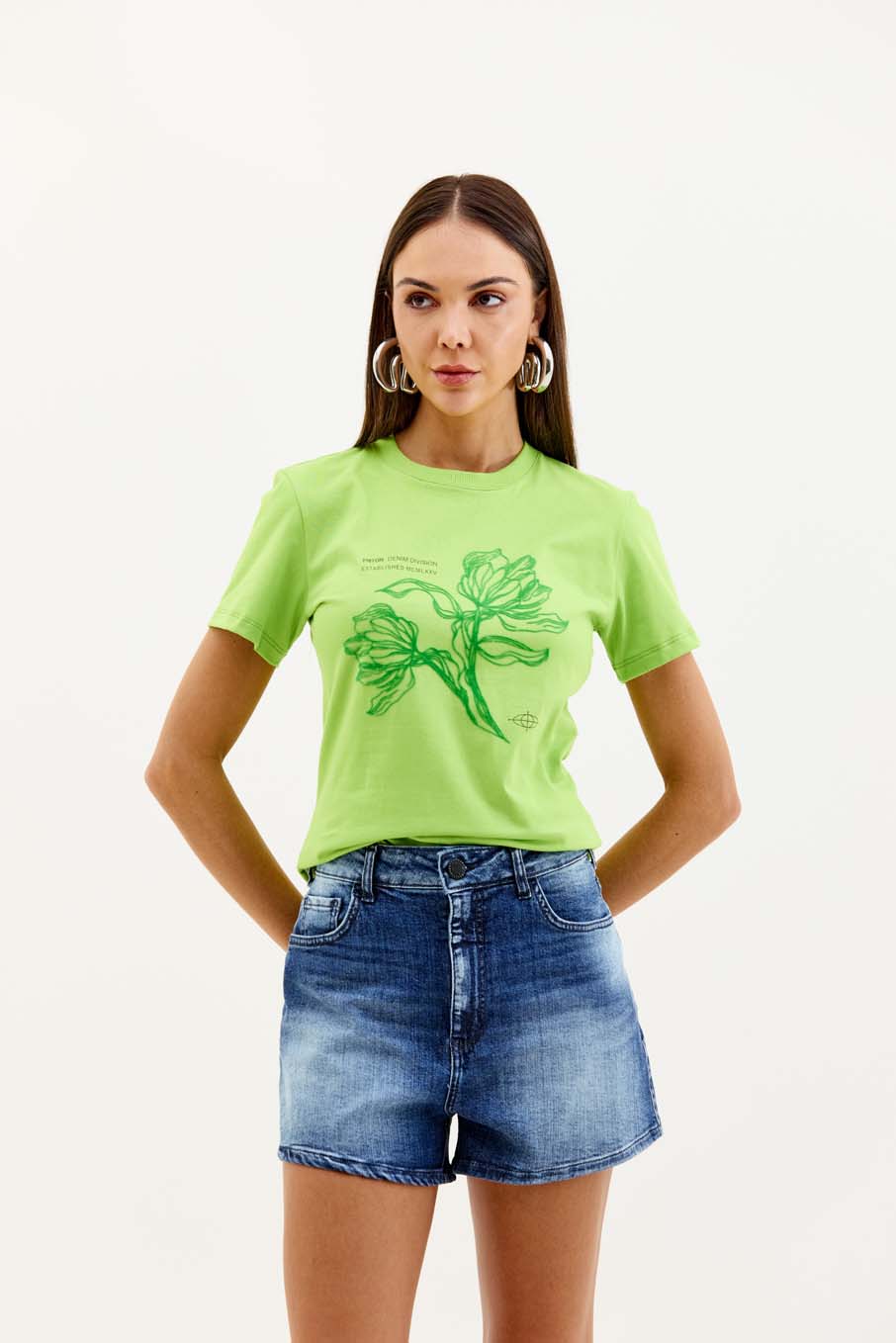 CAMISETA ESTAMPADA GG VERDE SETRINA