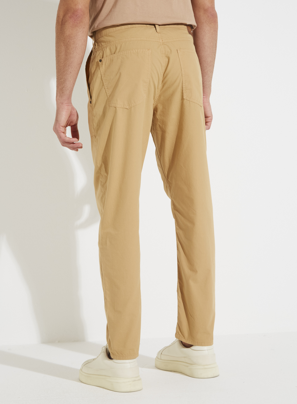 CALÇA SARJA LUCIANO 42 BEGE SOYBEAN