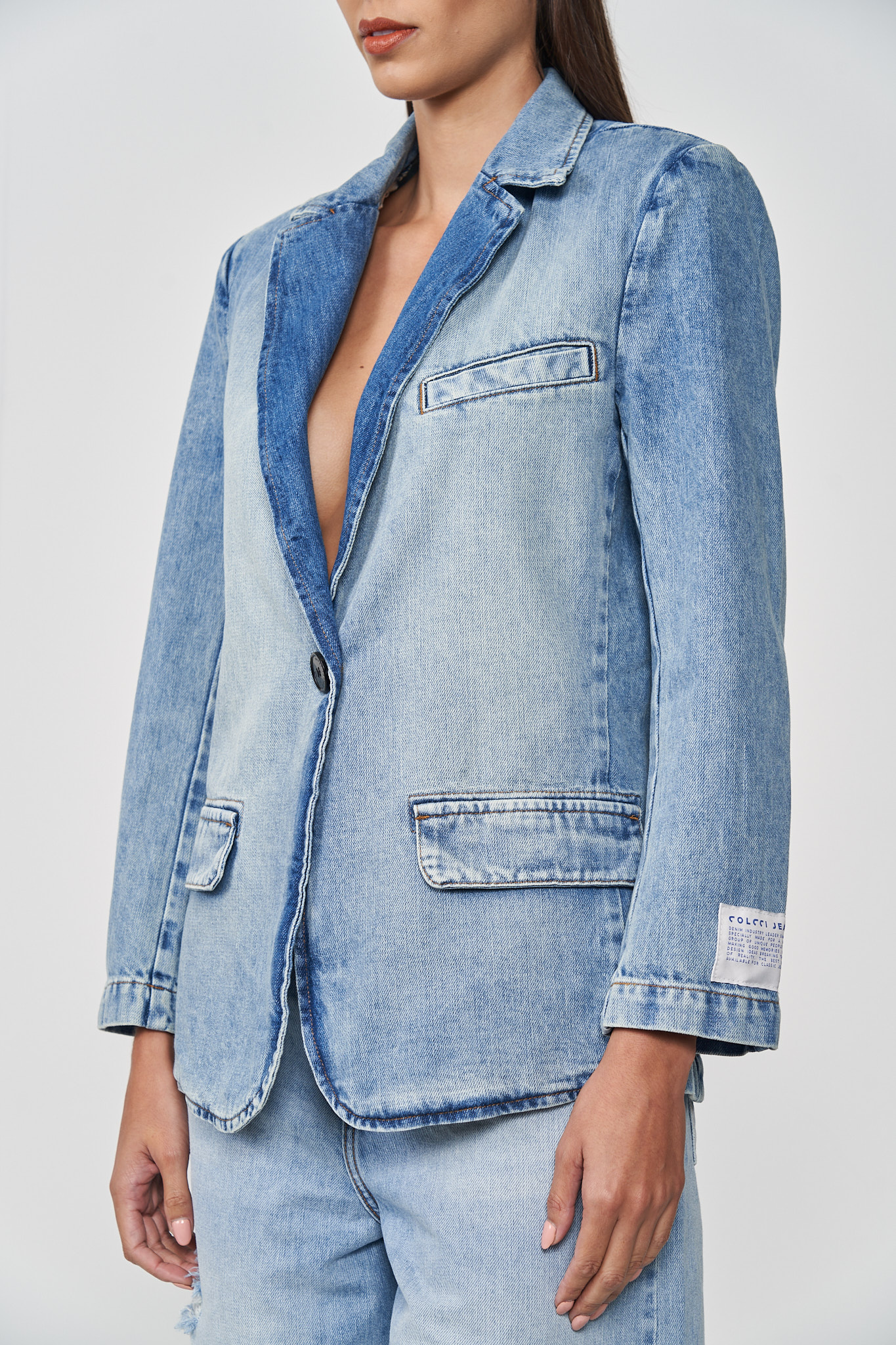 BLAZER COLCCI JEANS P INDIGO