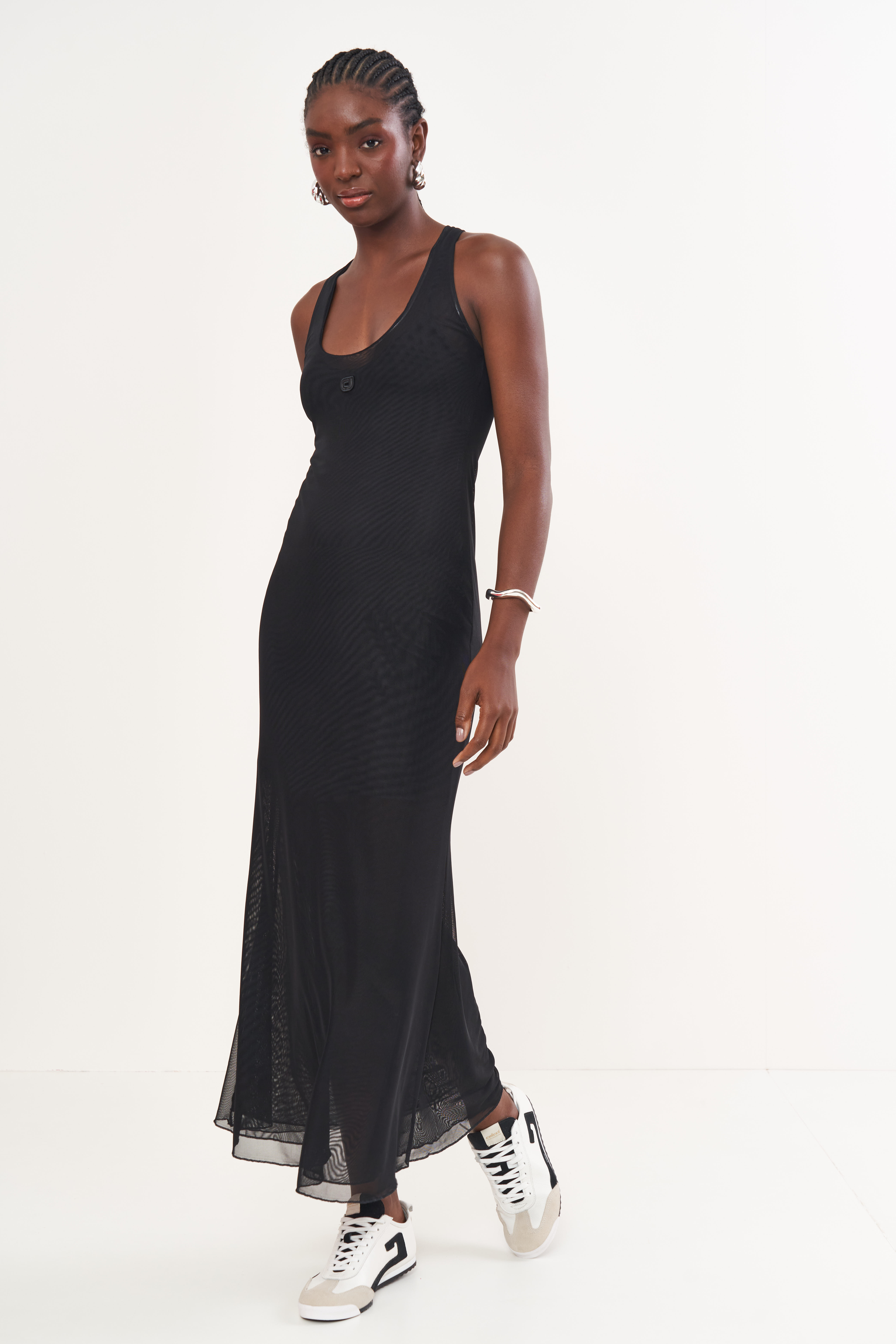 VESTIDO TULE M PRETO