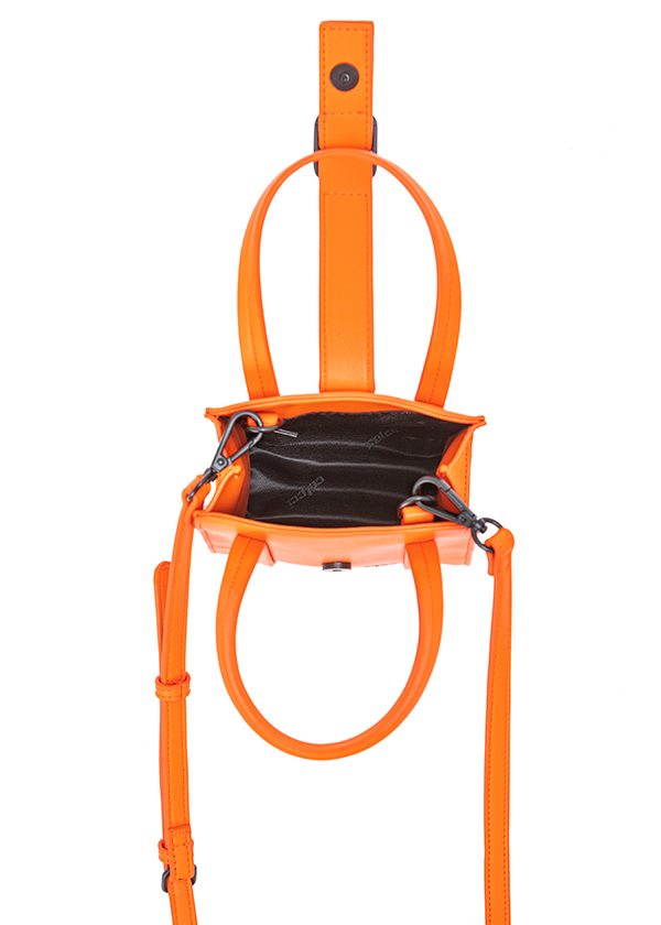 BOLSA FEM COLCCI MINI TOTE FIVELA U LARANJA YAM