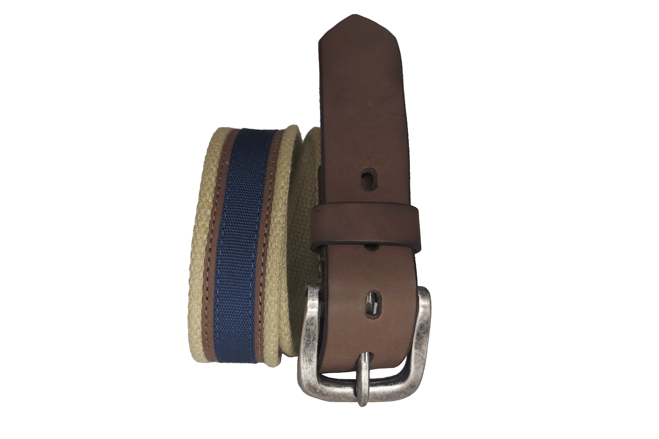 CINTO MASCULINO COLCCI CADARÇO 95 CAFE/KAKI/MARIN