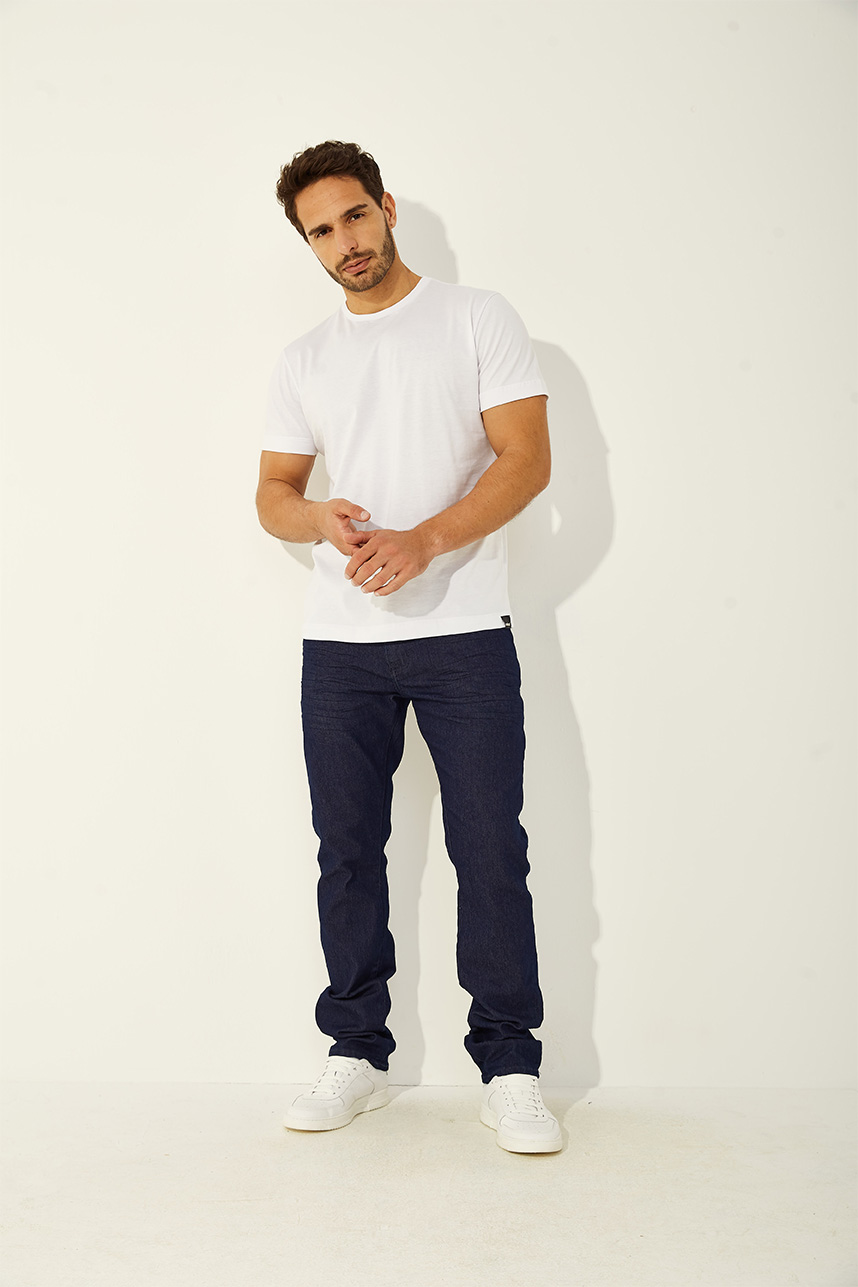 CALÇA JEANS JOHN RETA 48 INDIGO