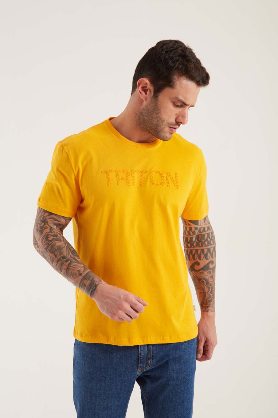 CAMISETA TRITON M AMARELO NAVAJO
