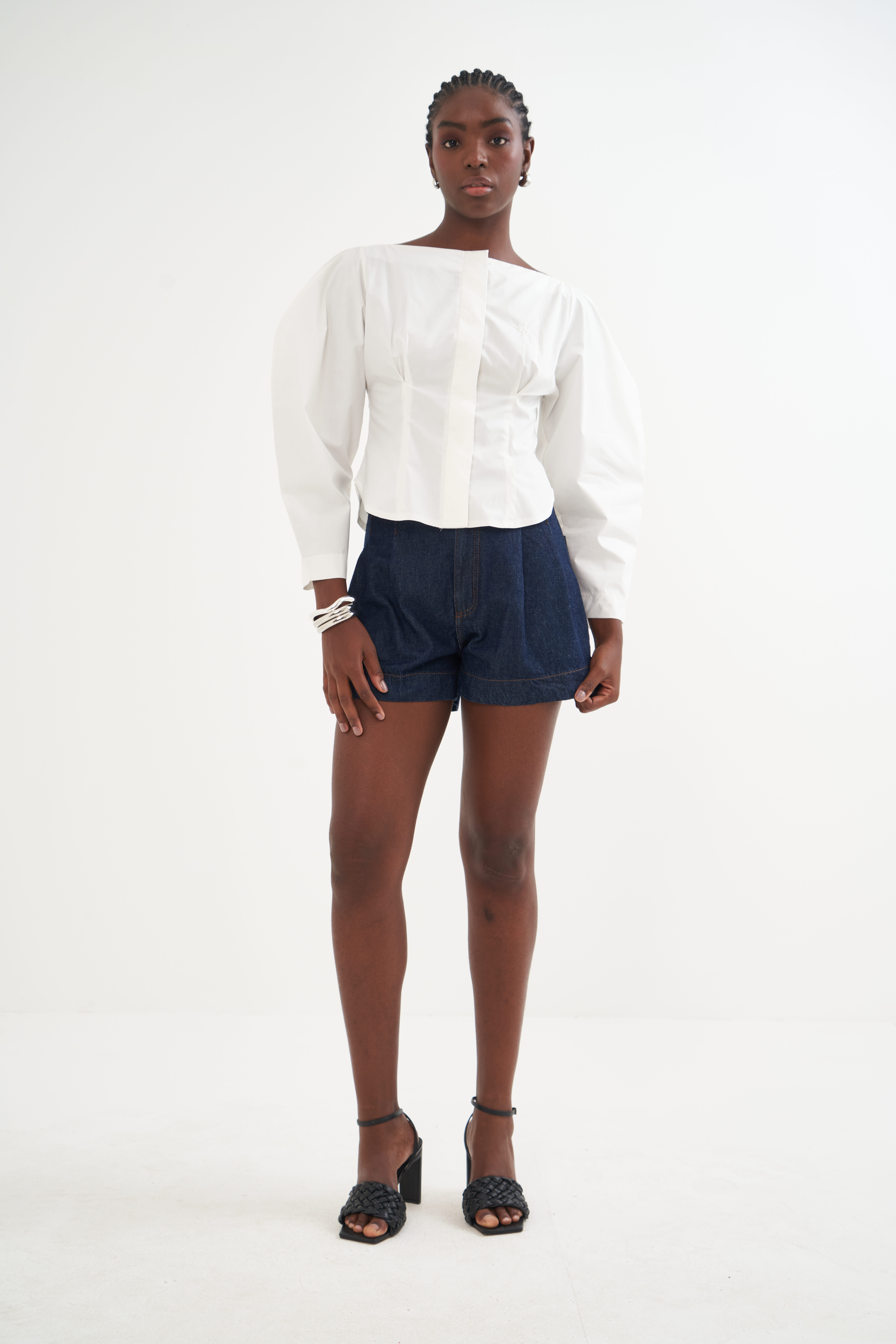 SHORT JEANS JOANA 44 INDIGO