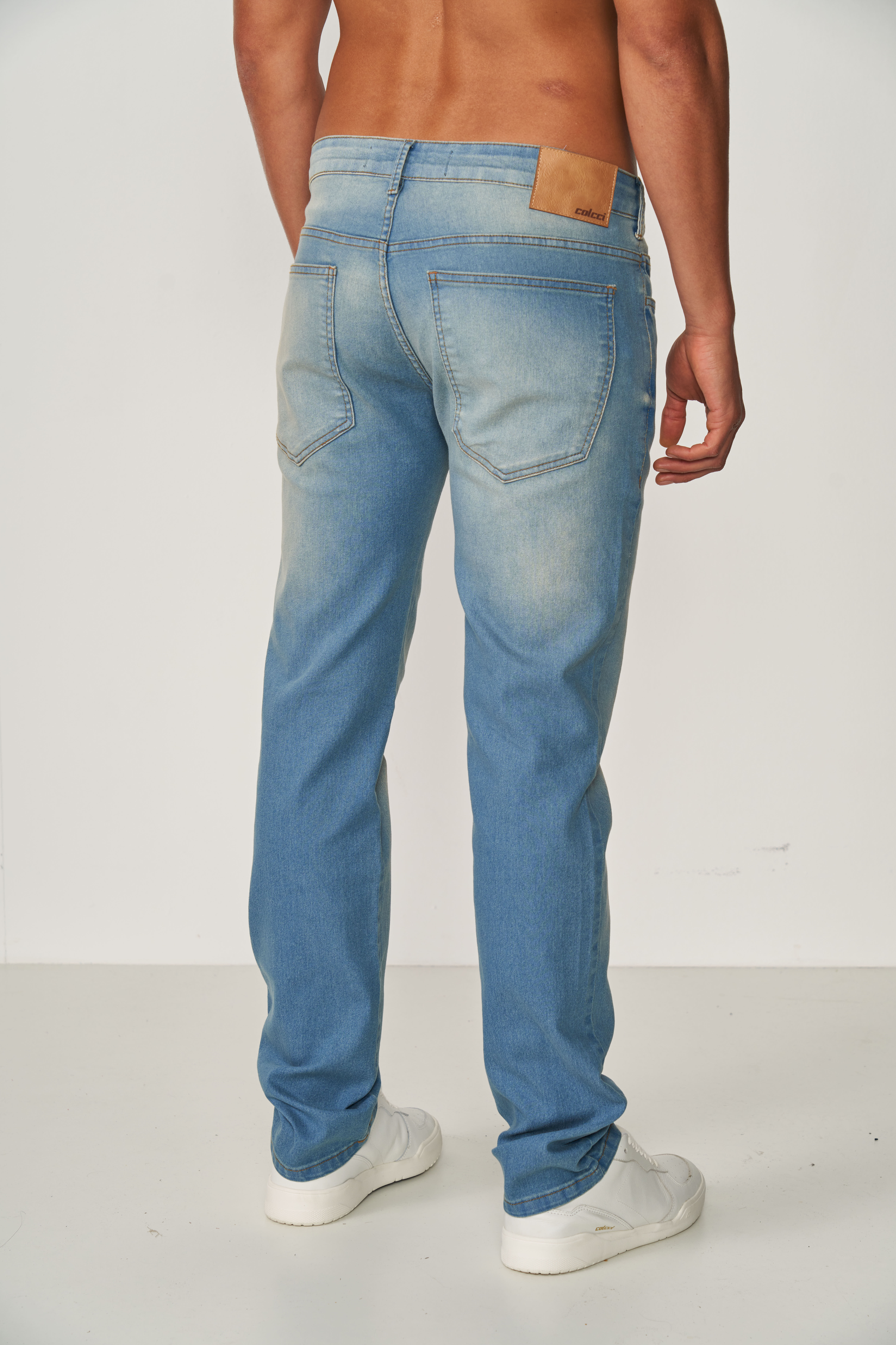 CALÇA JEANS ALEX SLIM 46 INDIGO
