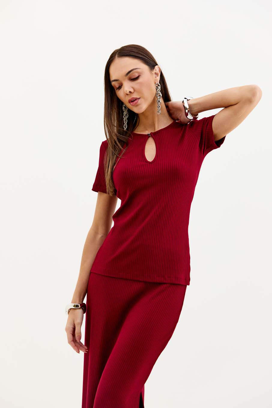 BLUSA CANELADA M VERDE SAP