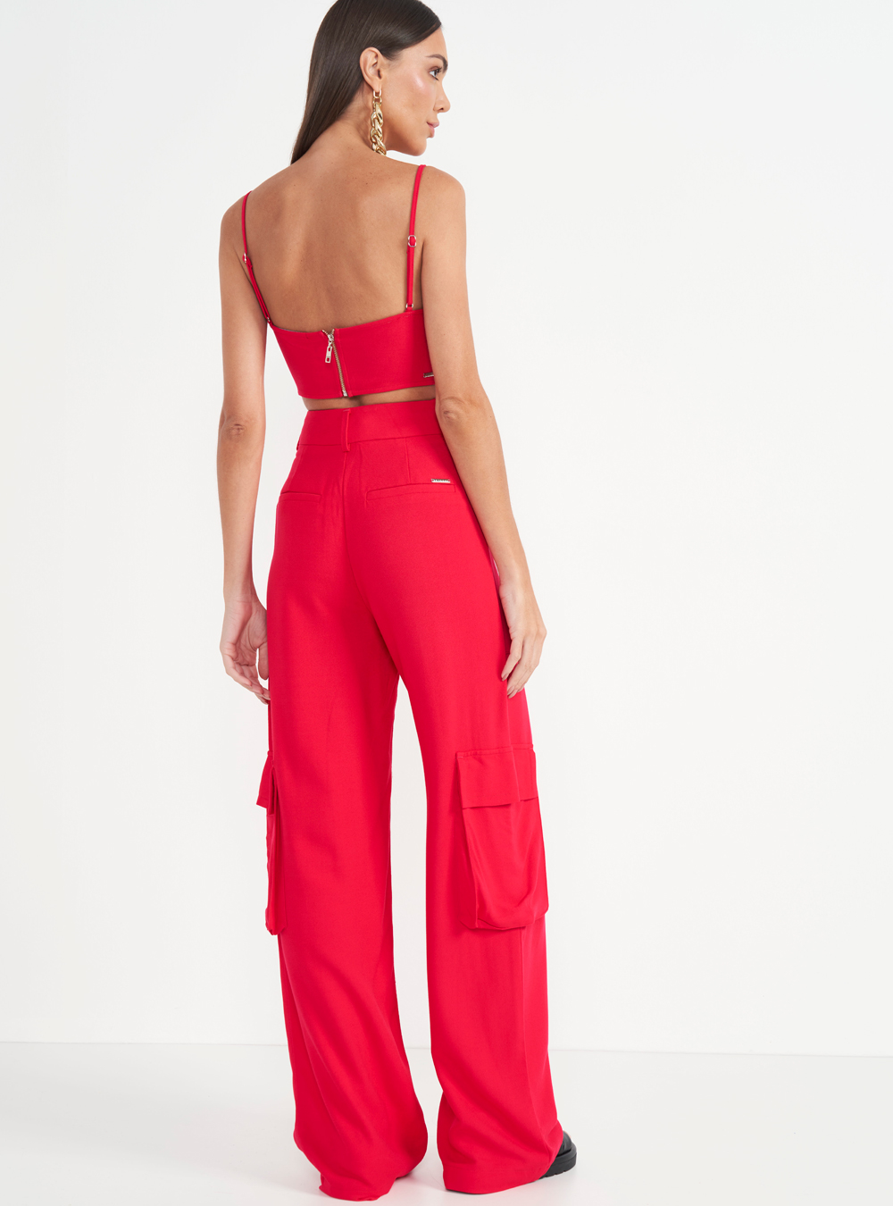 TOP COLCCI 34 VERMELHO FOLIE