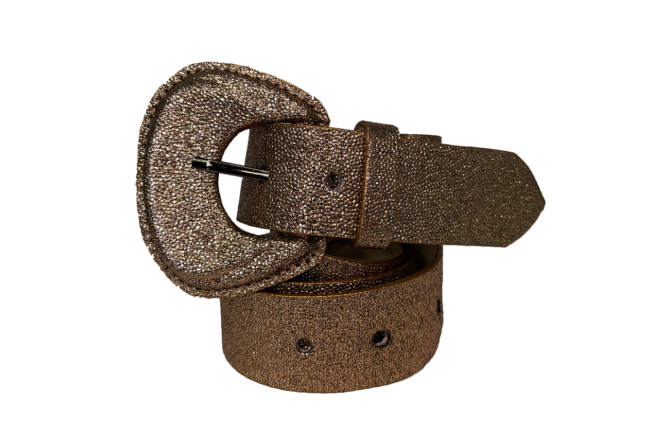 CINTO FEMININO COLCCI METALIZADO 75 COBRE