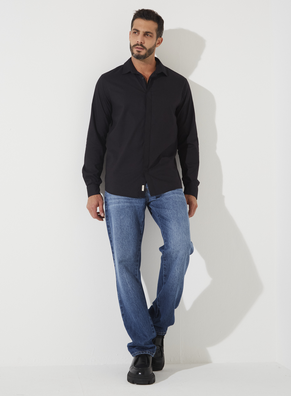 CAMISA LINHO RELAX GG PRETO