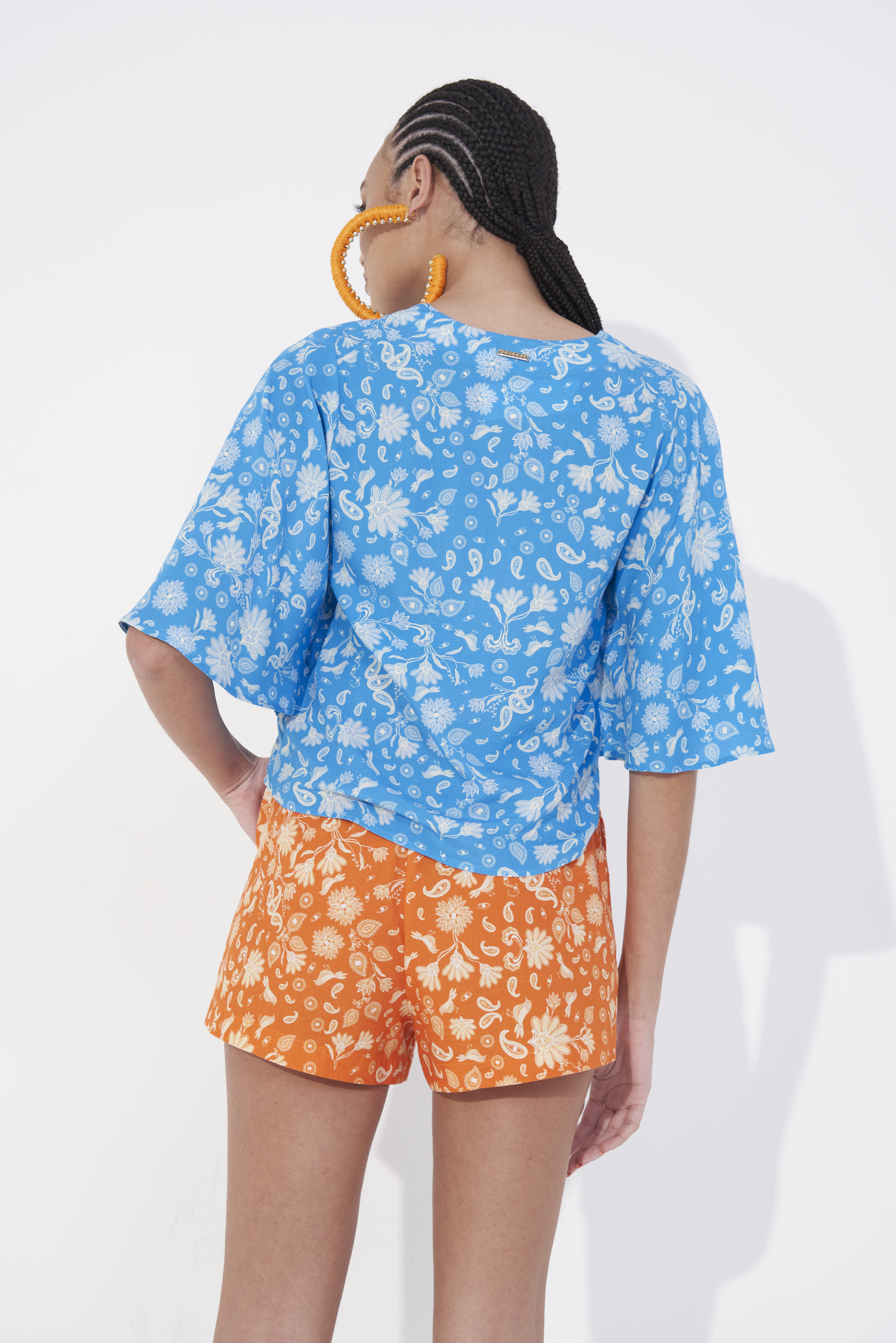 BLUSA ESTAMPADA P MAHINA AZUL