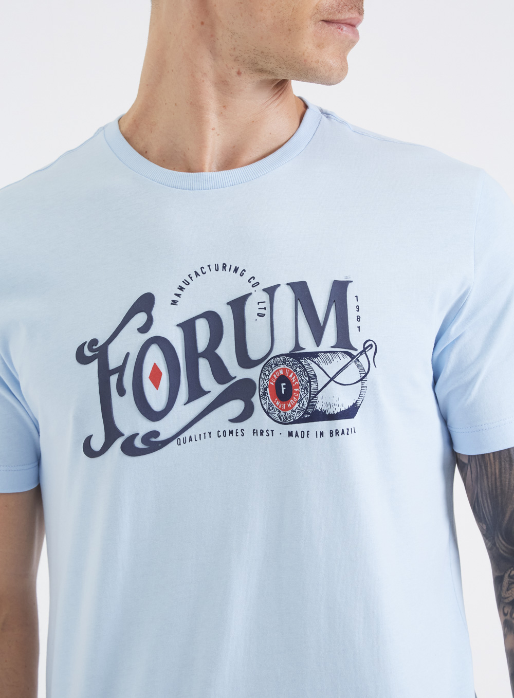 CAMISETA FORUM M AZUL SKEY