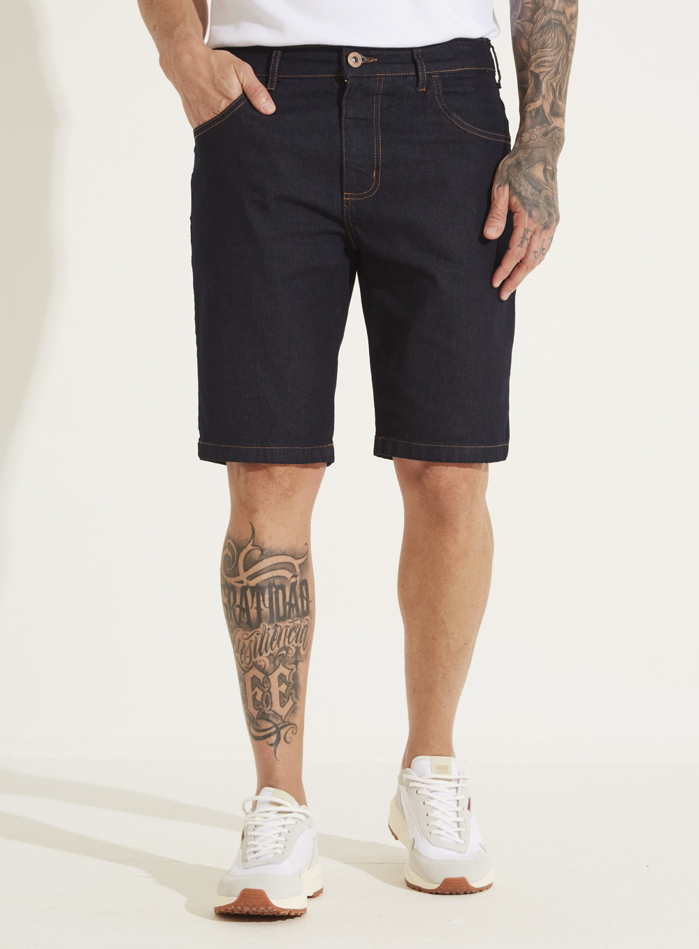 BERMUDA JEANS PAUL SLIM 42 INDIGO