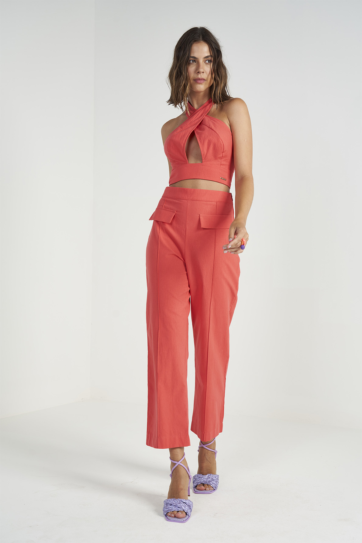 CALÇA COLCCI 38 VERMELHO IFE