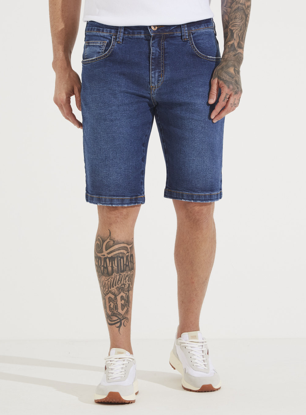 BERMUDA JEANS PAUL SLIM 38 INDIGO