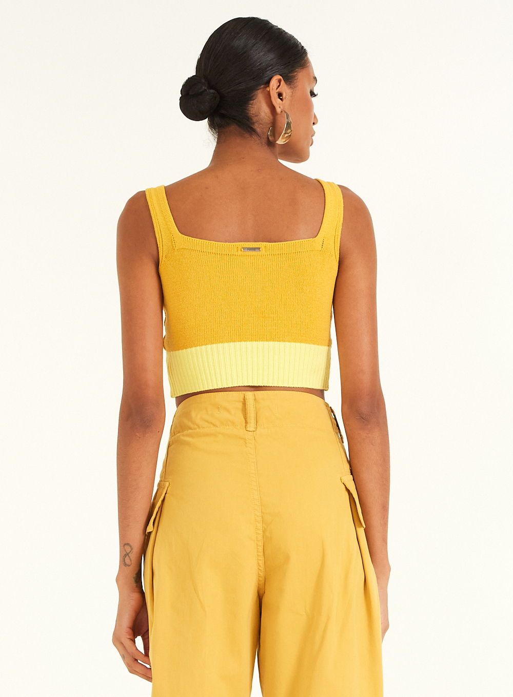 TOP TRICÔ G AMARELO DJOW
