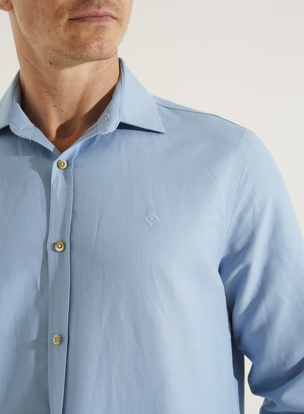 CAMISA LINHO 4 AZUL DUSK