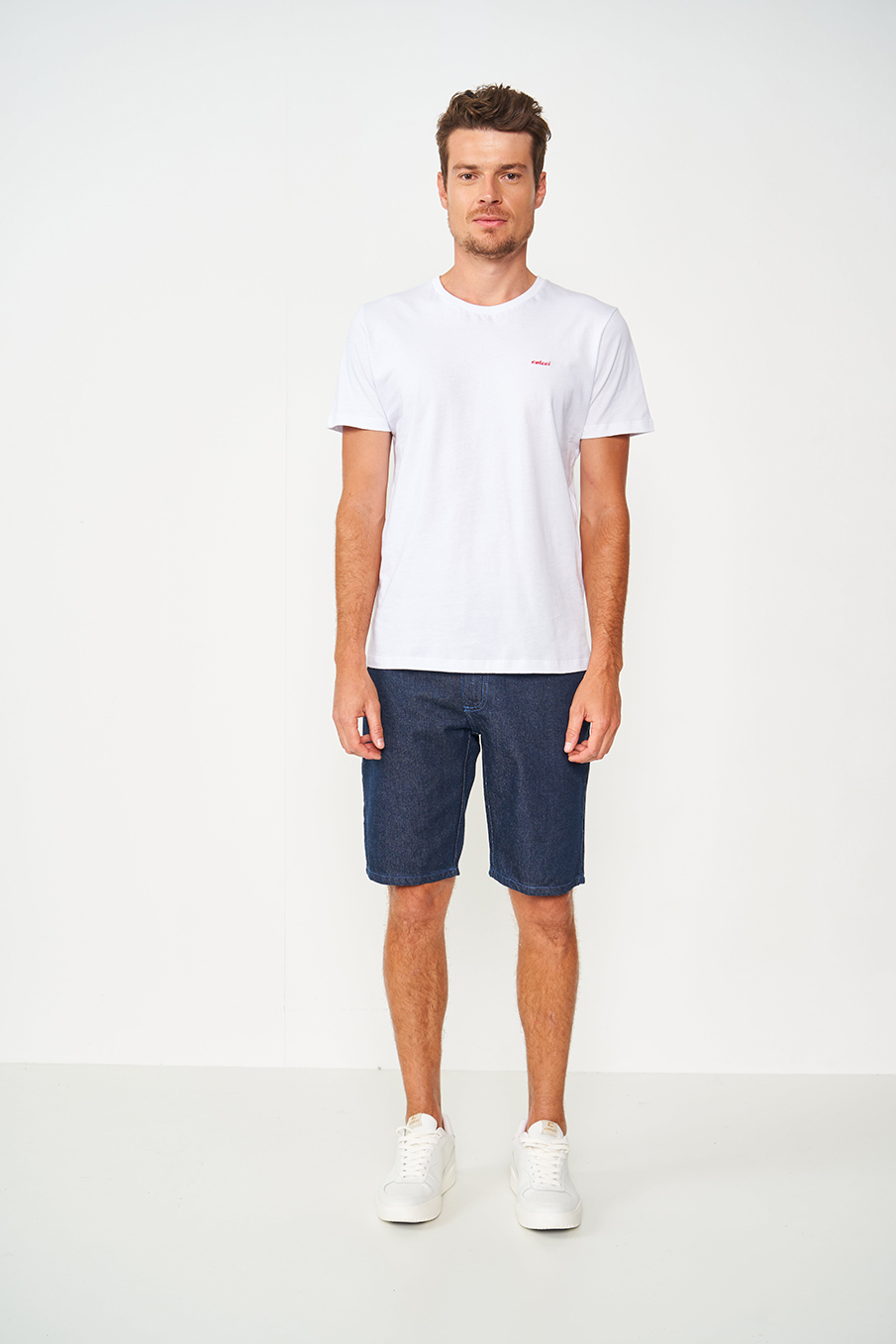 BERMUDA JEANS DAVI 40 INDIGO