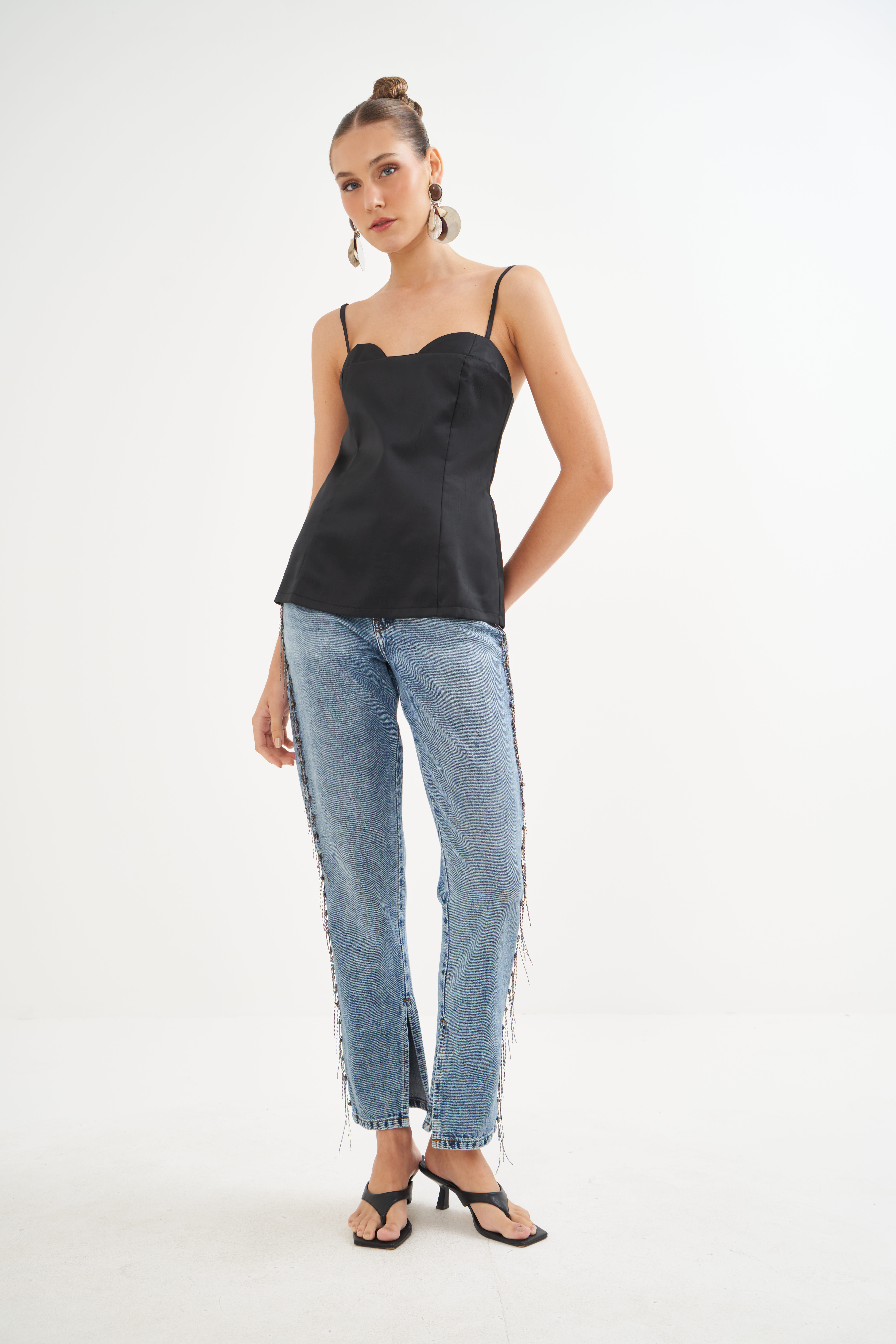 BLUSA COLCCI M PRETO