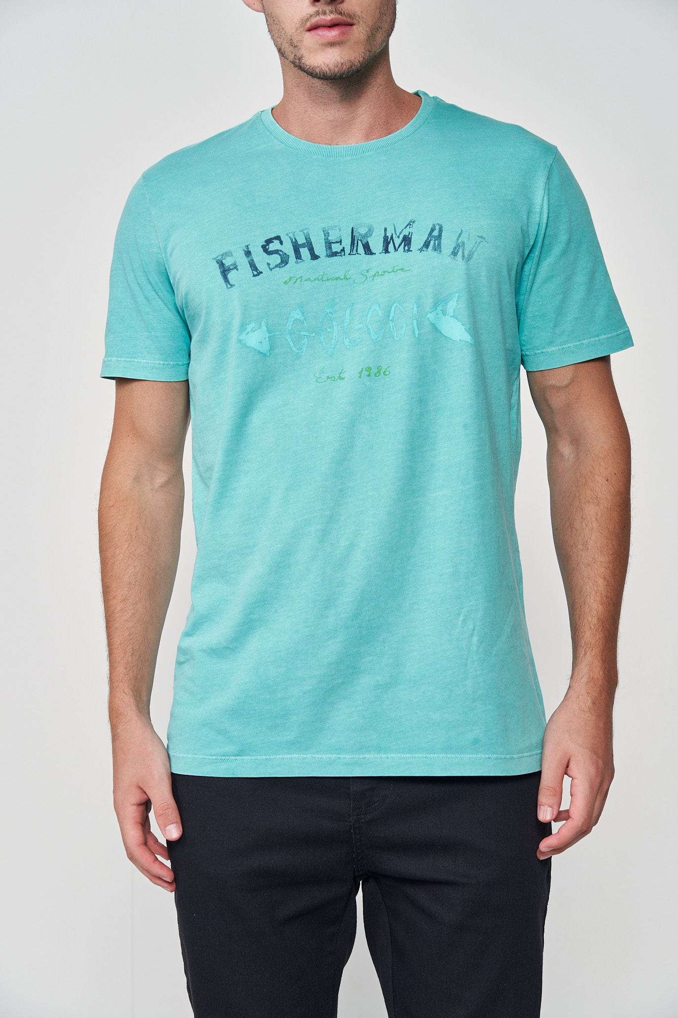 CAMISETA COLCCI G VERDE WATERFALL