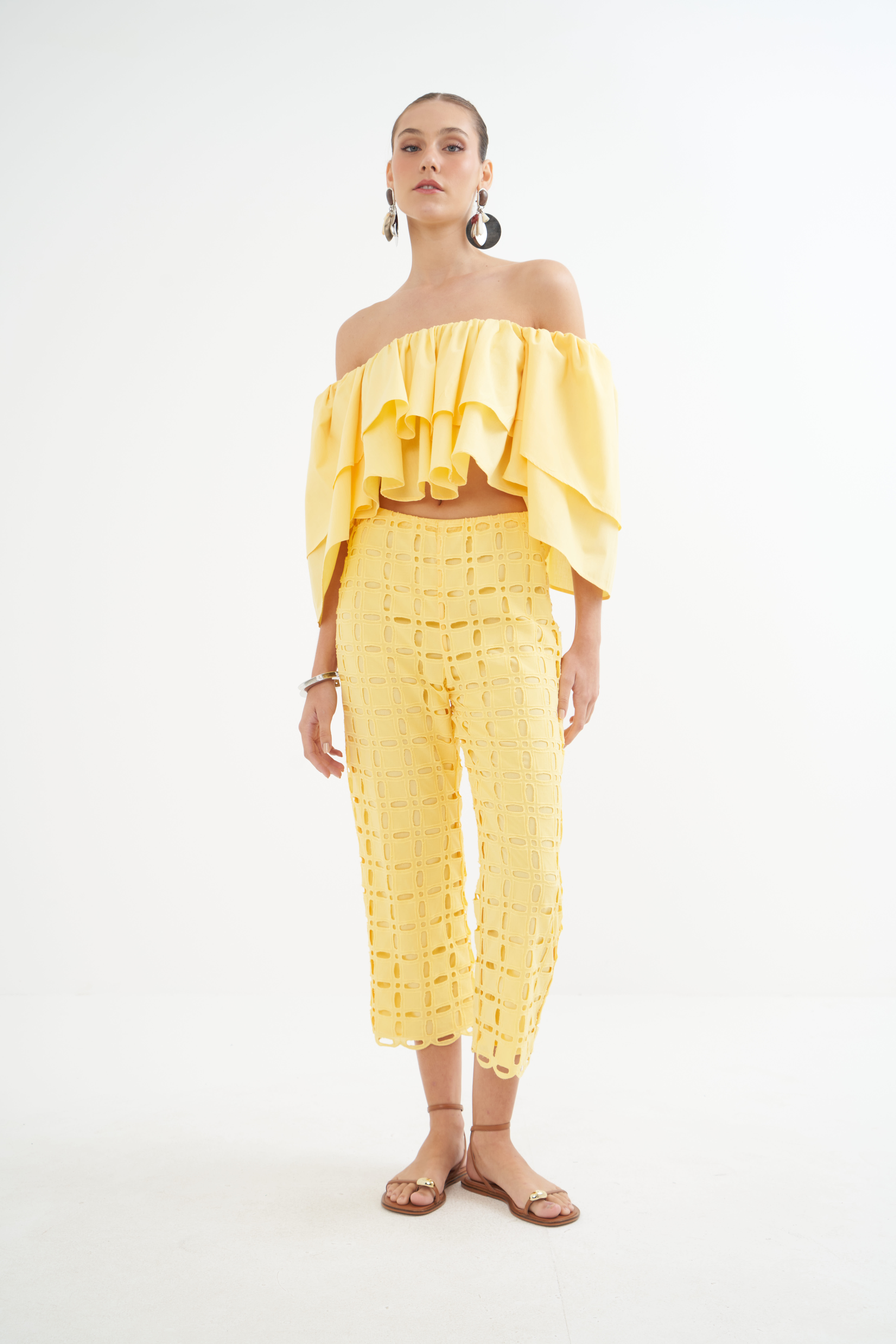 BLUSA COLCCI M AMARELO CORNISH