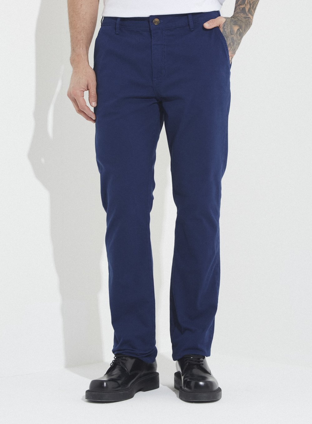 CALÇA SARJA VITOR 38 AZUL DARKNESS