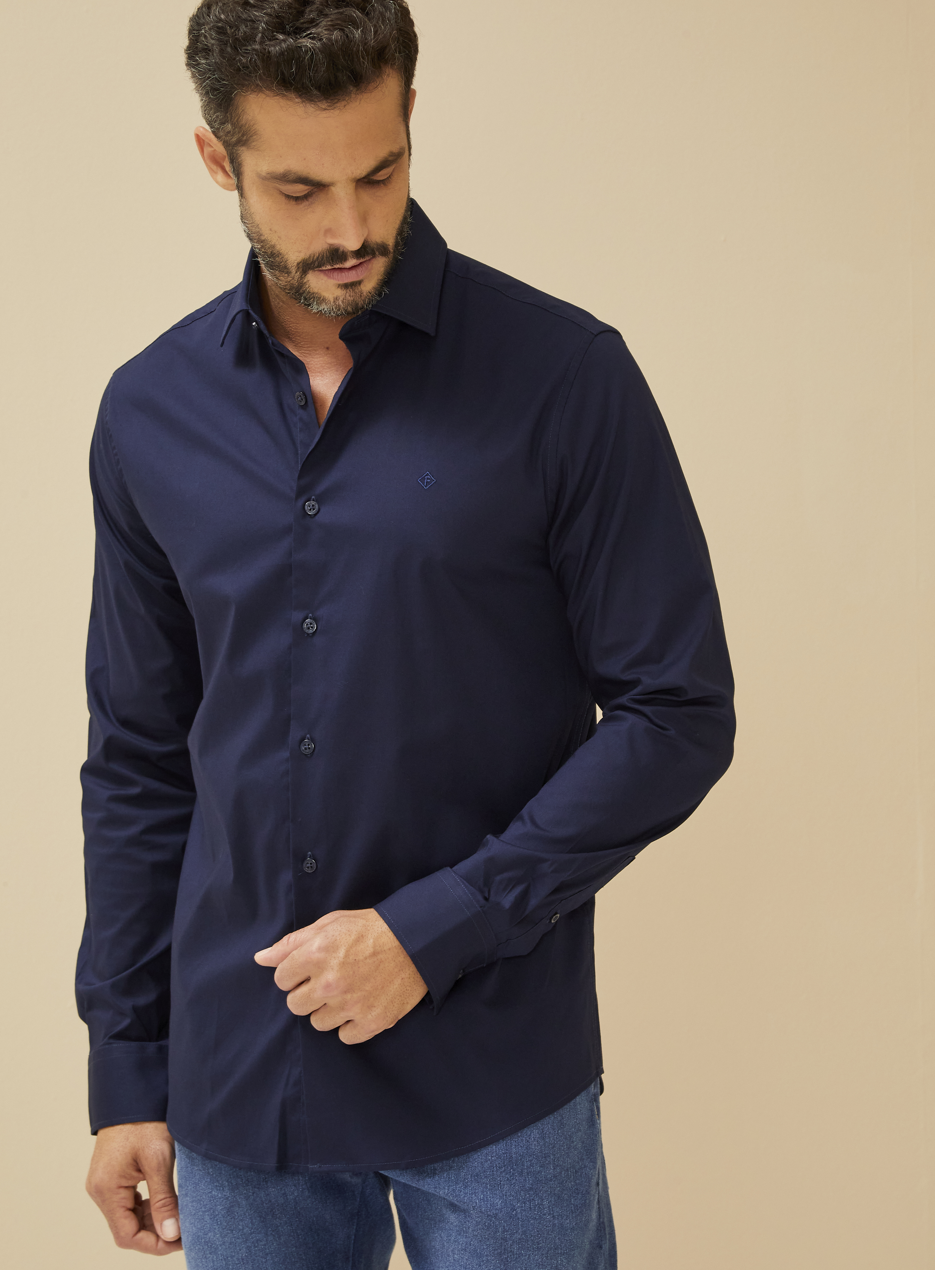CAMISA SLIM FIT 4 PRETO