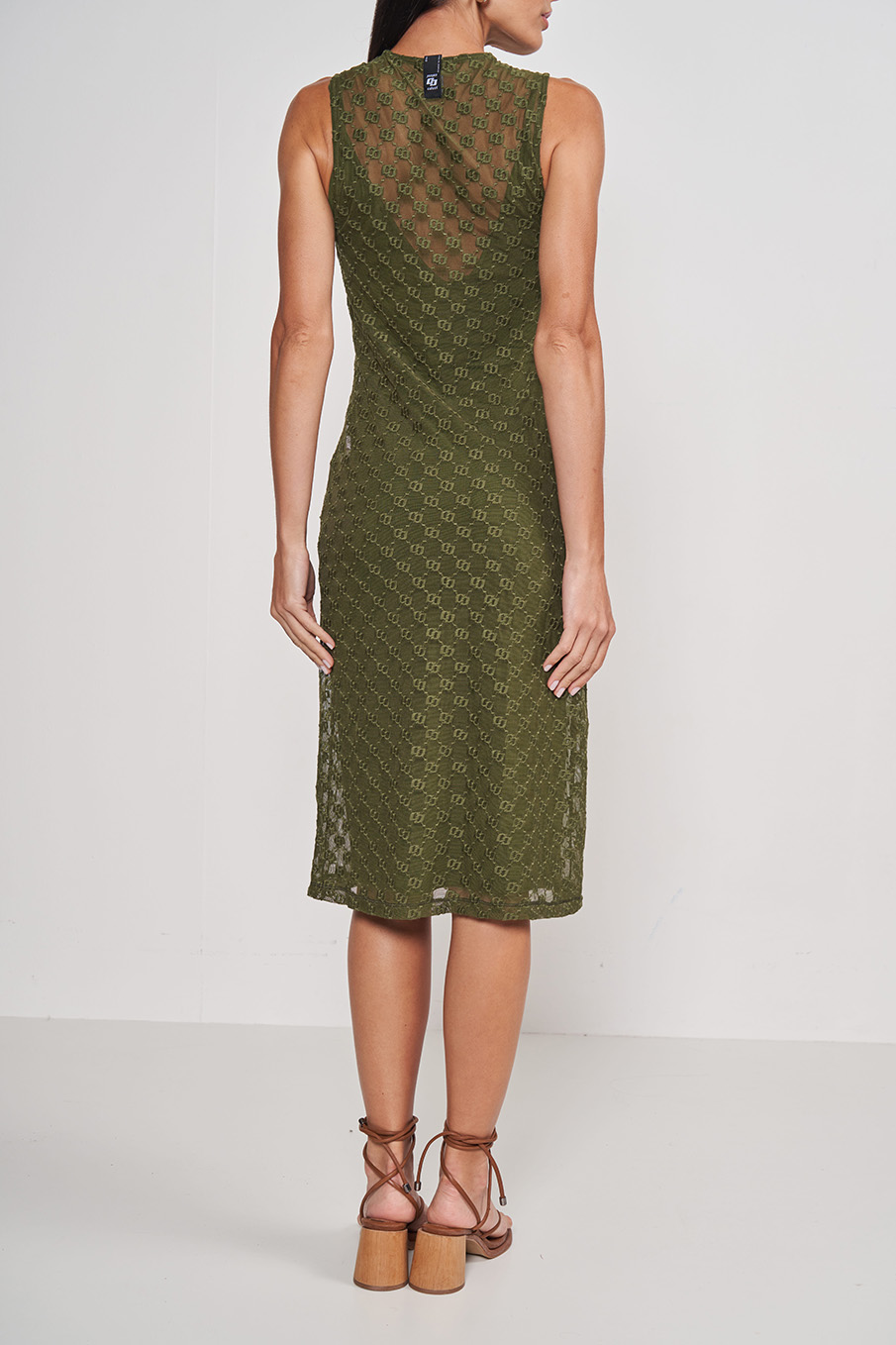 VESTIDO TULE PP VERDE LIVAS