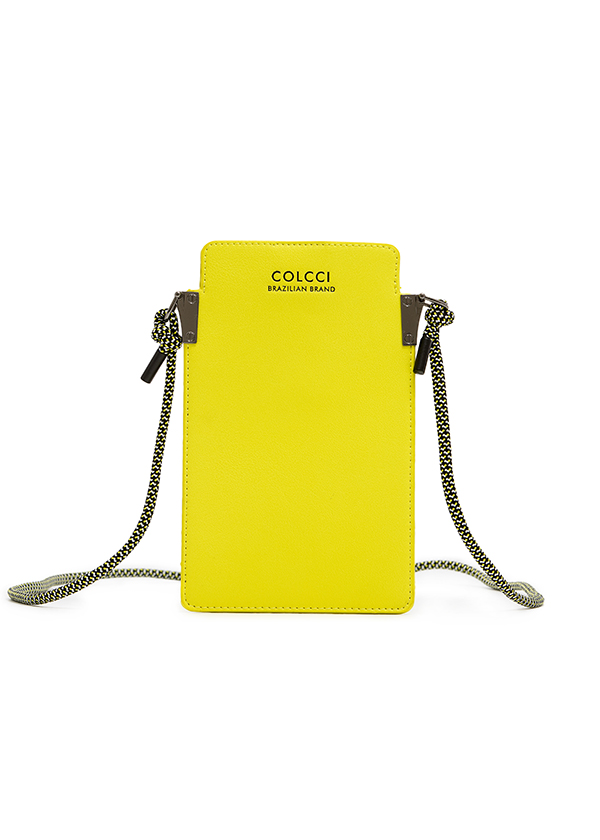 BOLSA FEM COLCCI CROSSBODY FLAT LISA U AMARELO ATA