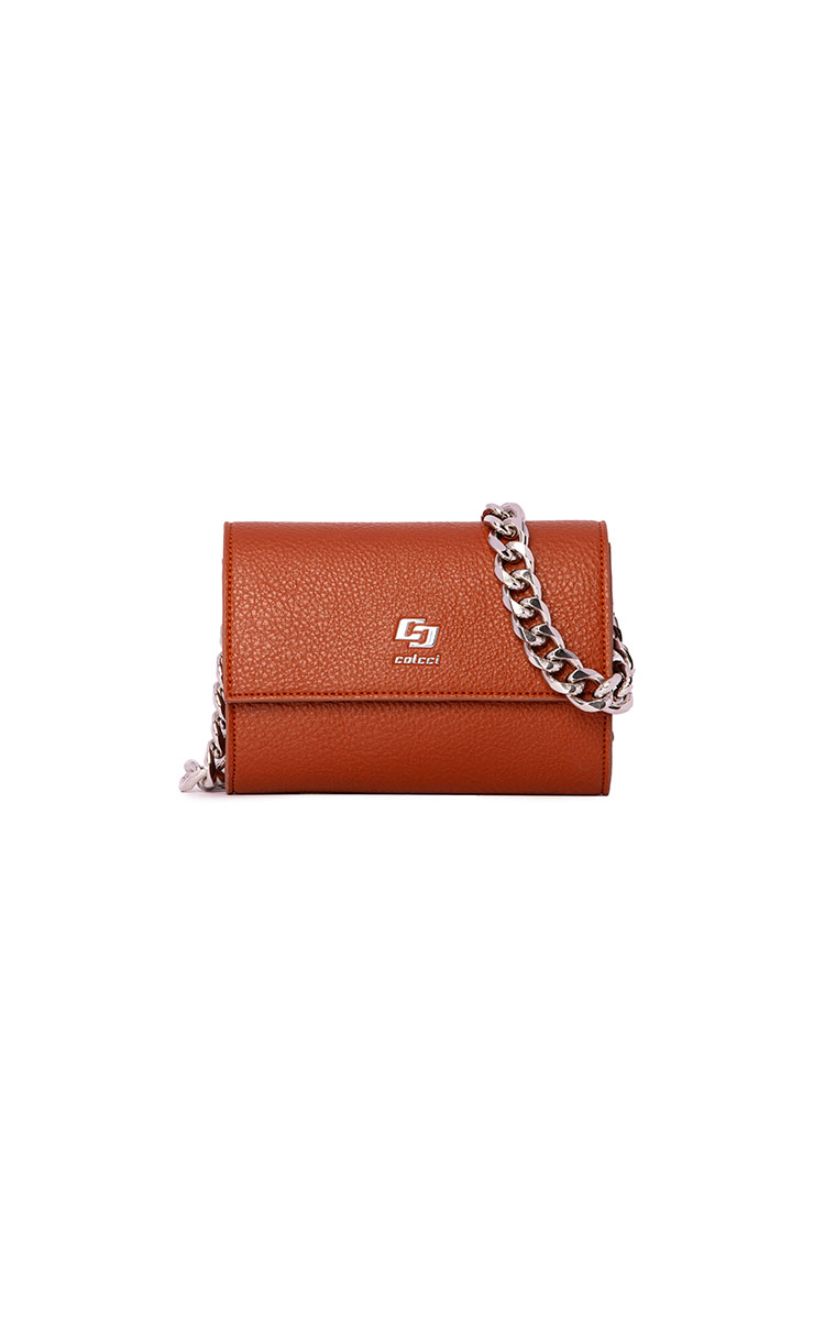 BOLSA COLCCI FEM CROSSBODY BASIC U CARAMELO